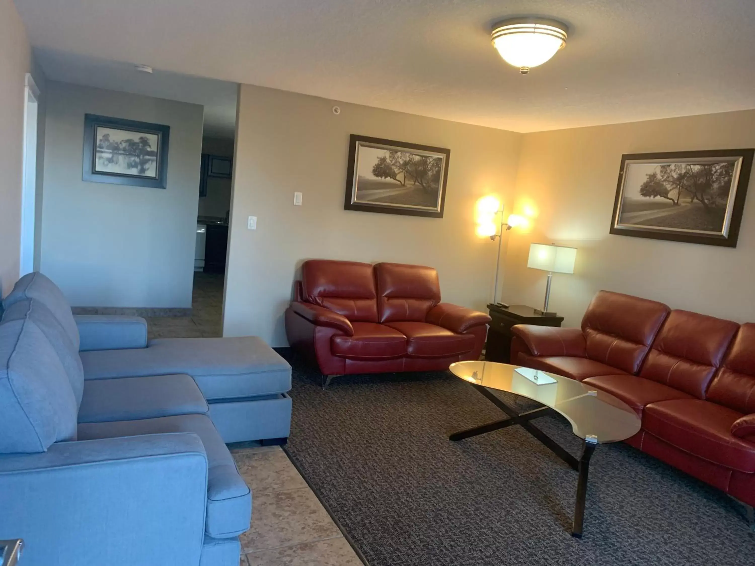 Seating Area in Super 8 by Wyndham Fort McMurray