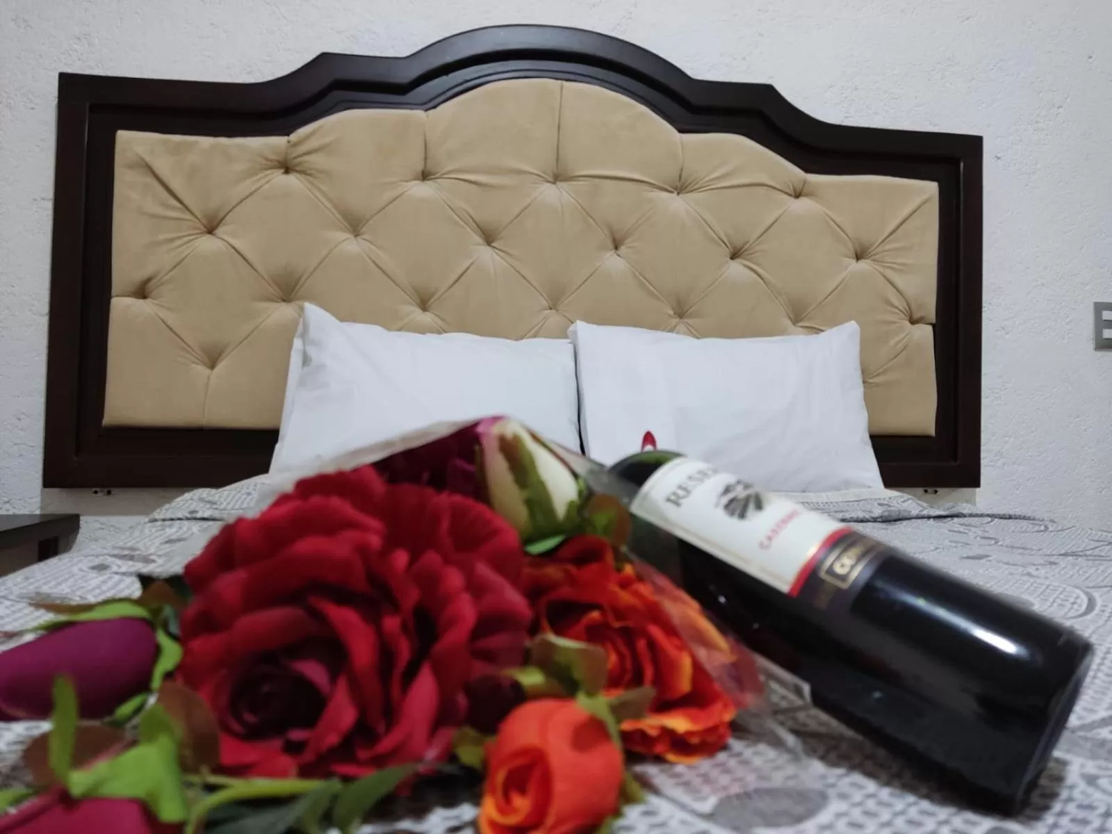 Bed in Hotel Peña Florencia