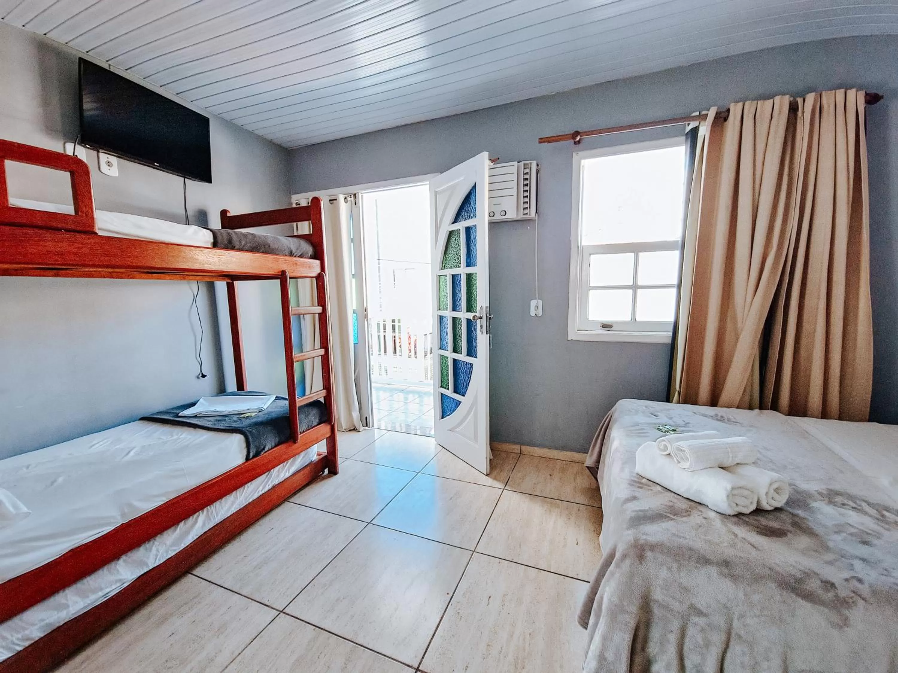 Bed in Suítes Água Marinha