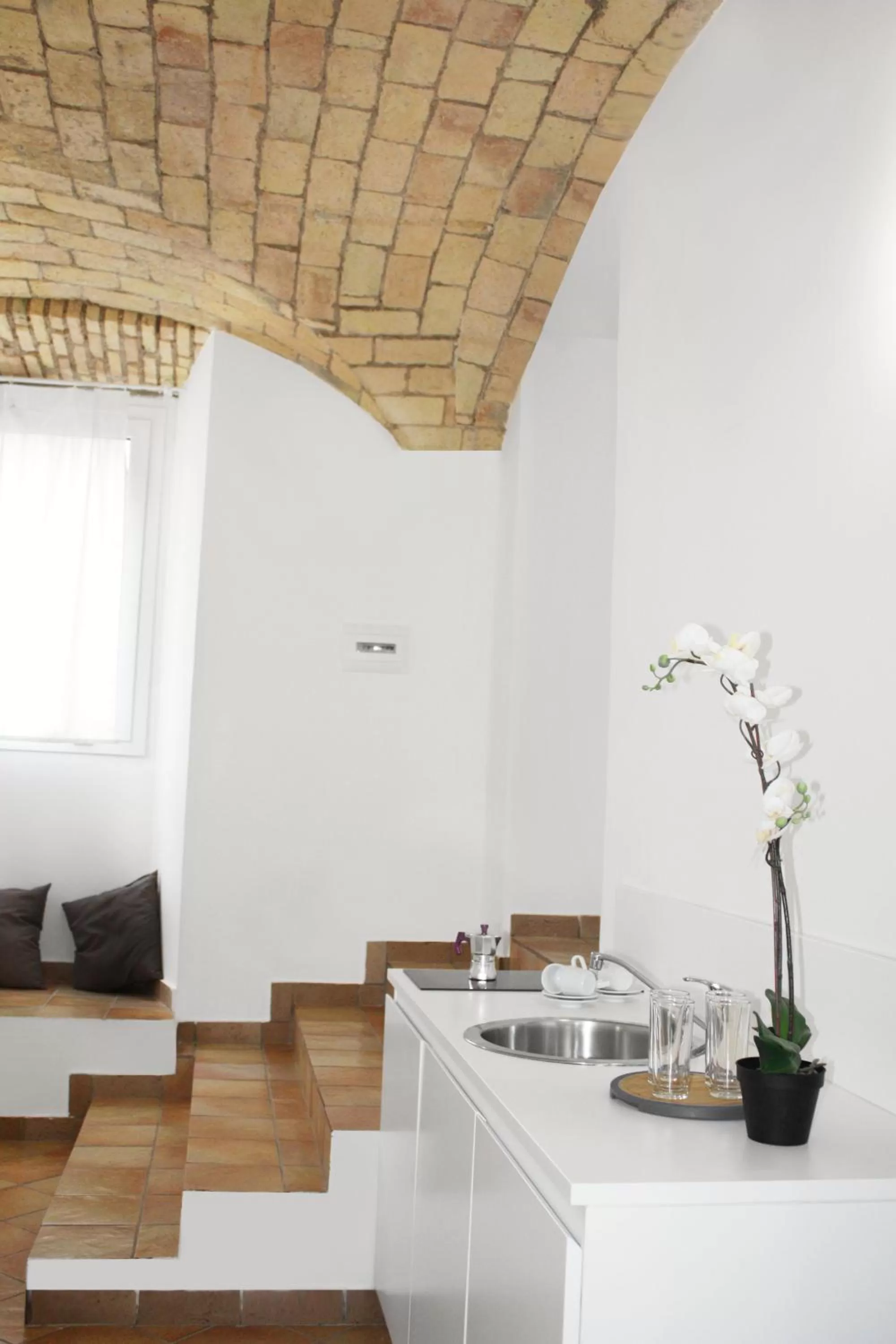 Kitchen or kitchenette in Roma Resort Colosseum