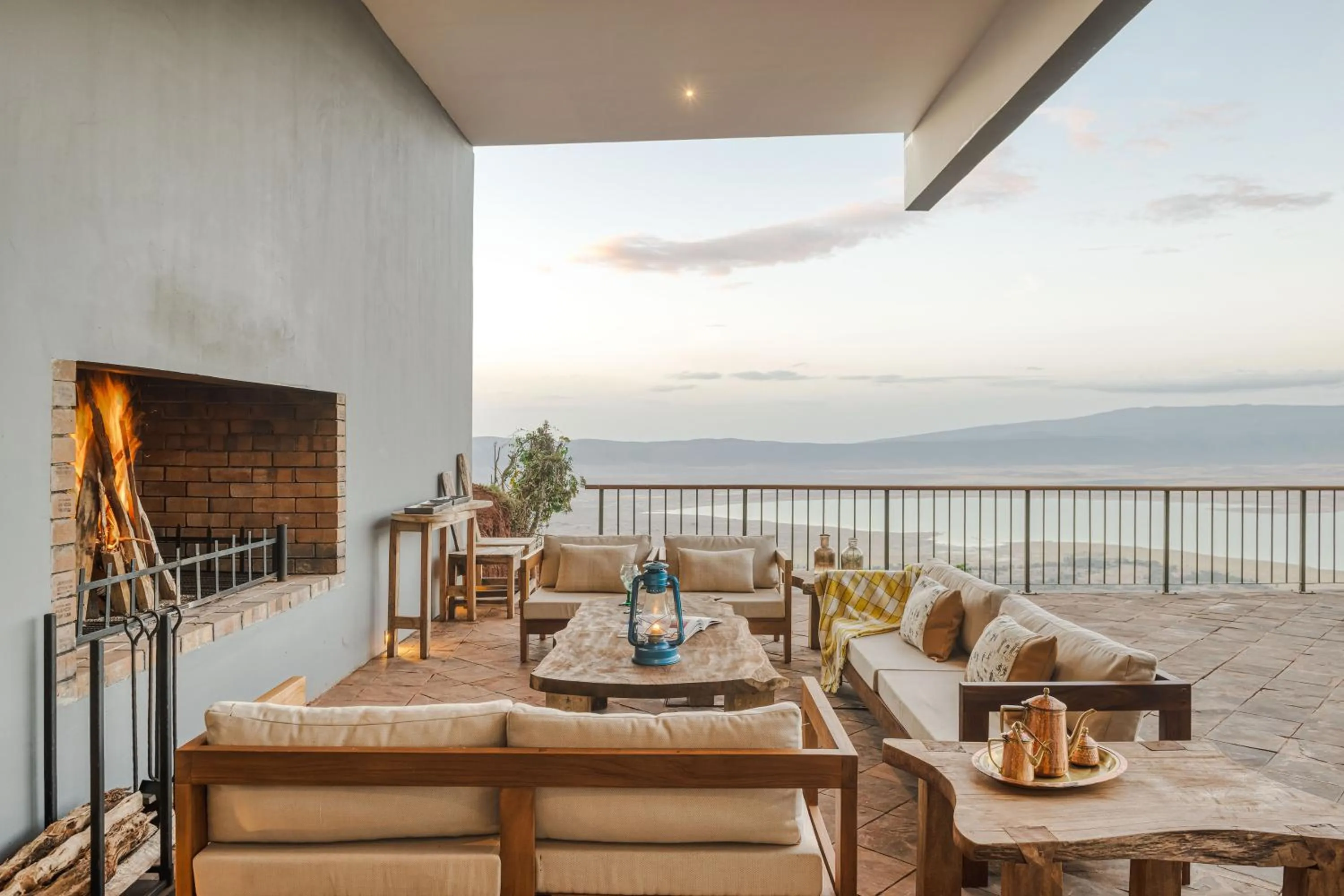 Patio in Ngorongoro Lodge member of Melia Collection - The Leading Hotels of the World