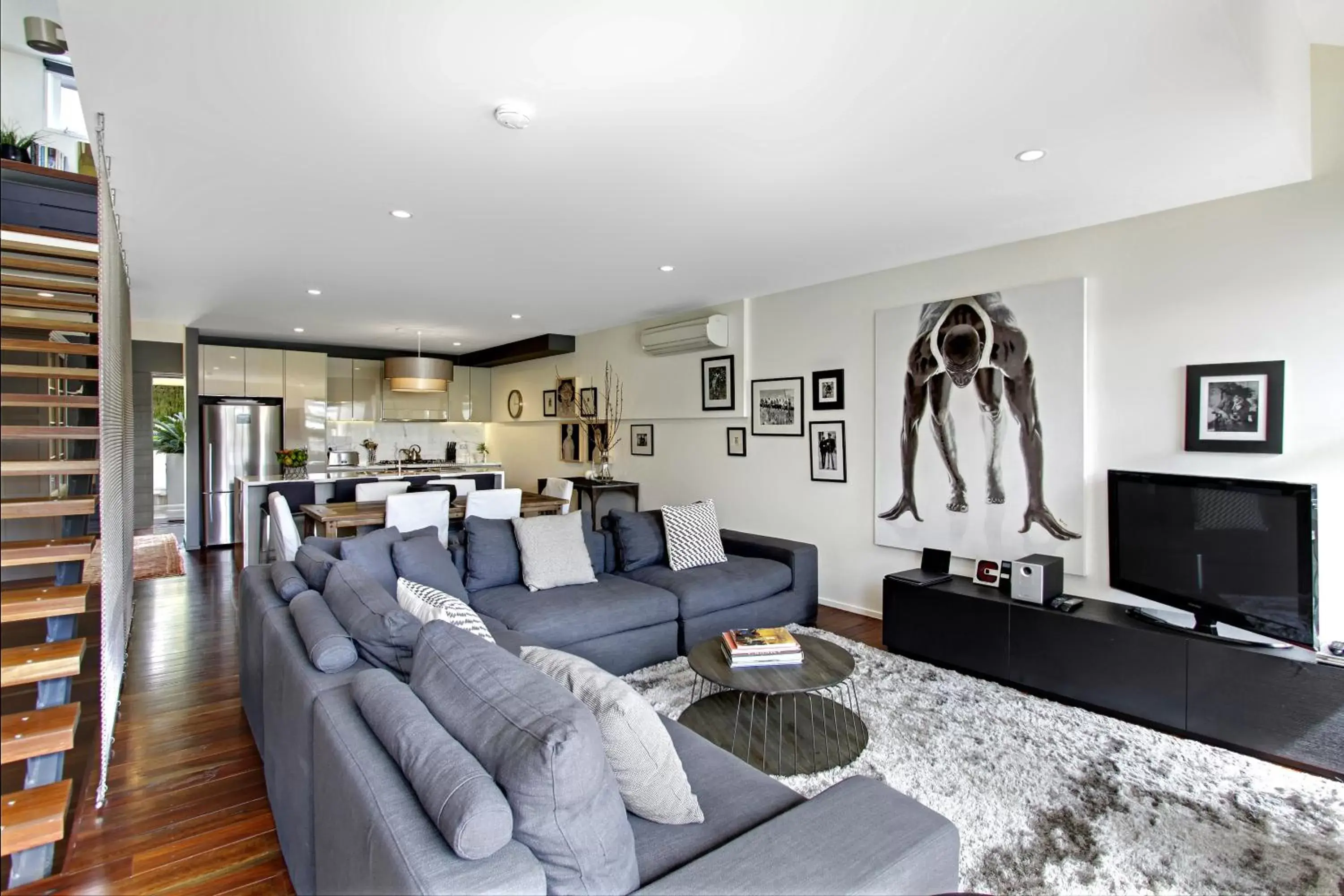 Living room, Seating Area in Byron Butter Factory Apartments