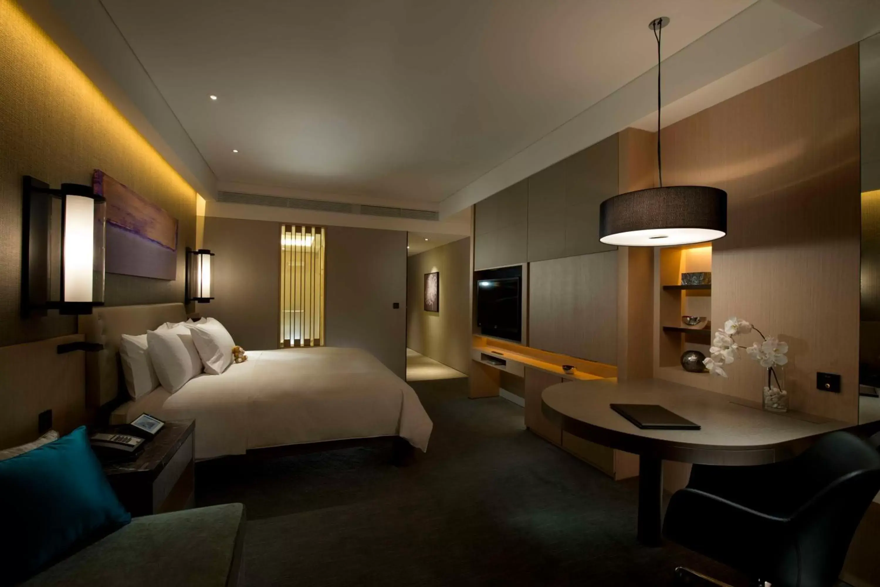 Bed in Conrad Seoul