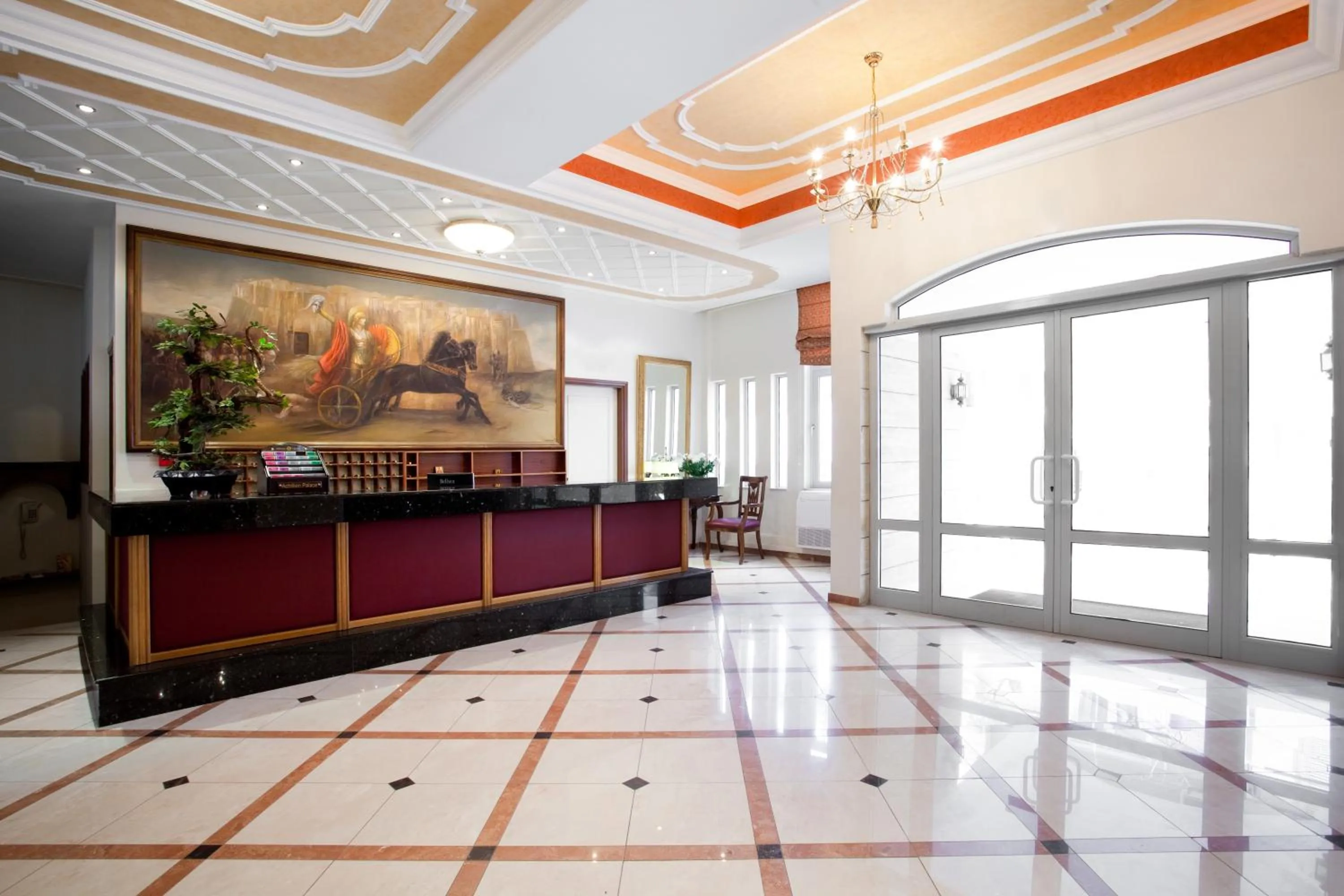 Lobby or reception in Achillion Palace
