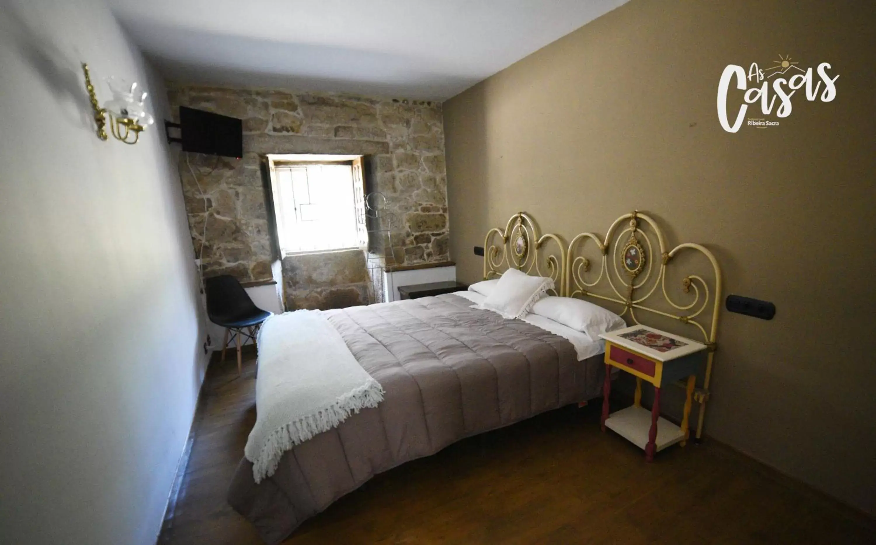 Bed in As Casas Ribeira Sacra