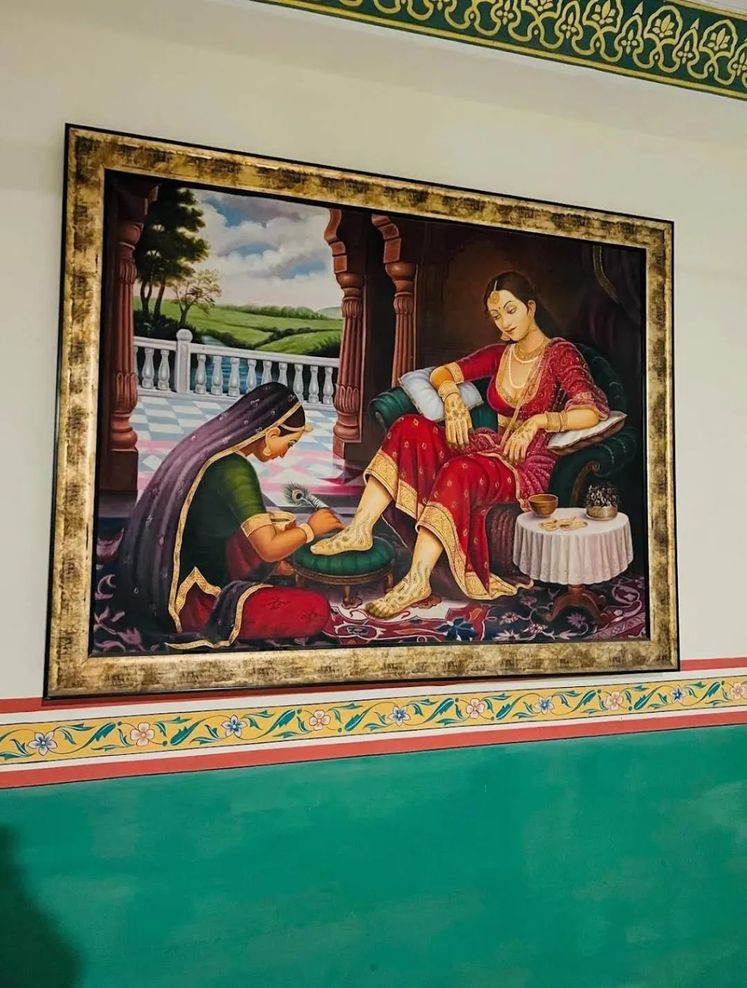 Decorative detail in Rani Mahal Hotel