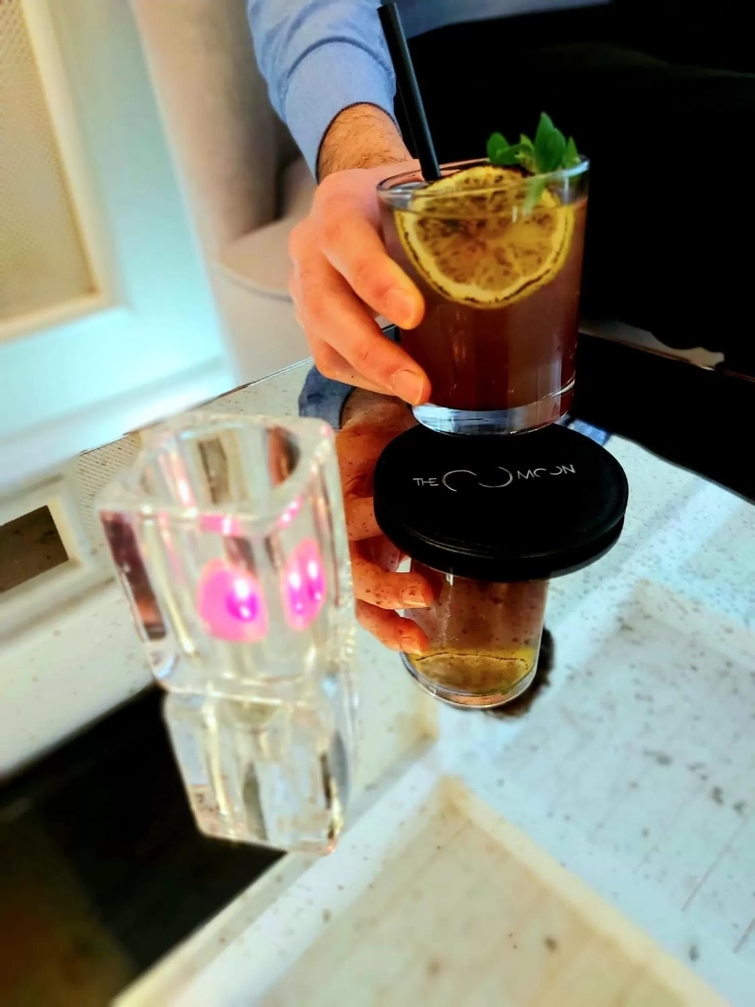 Lounge or bar in The Moon Boutique Hotel & Spa