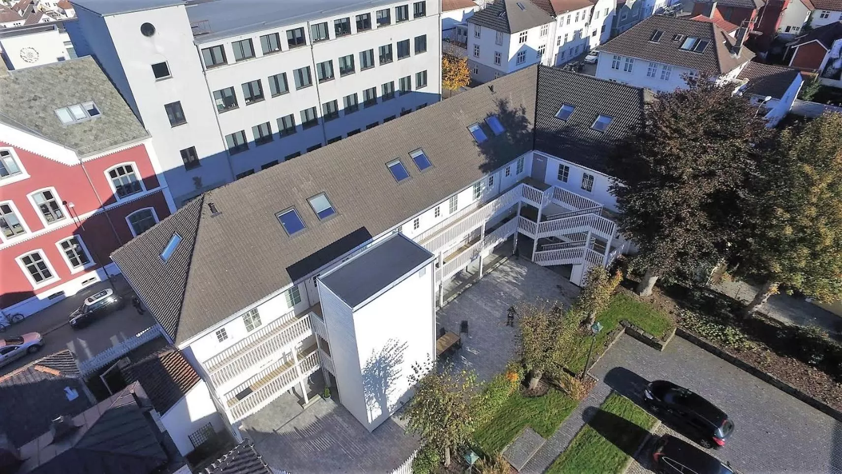 Bird's eye view in Stavanger Housing Hotel