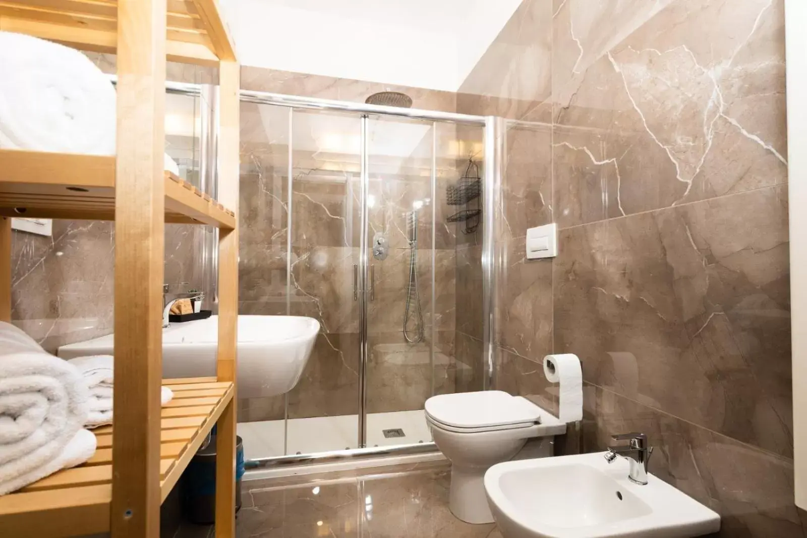 Shower, Bathroom in suebi rooms