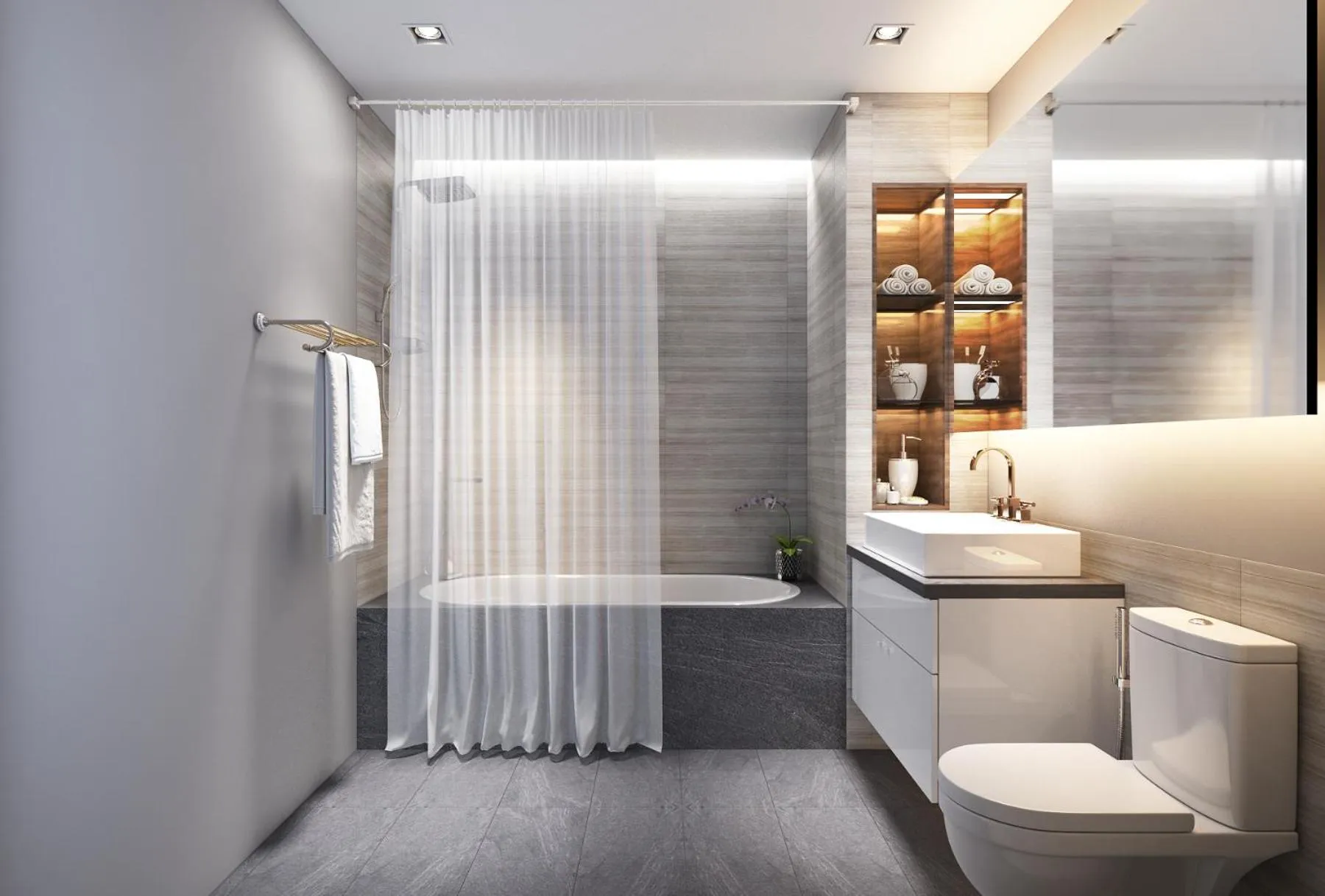 Shower in Ha Noi Hotel near Tan Son Nhat International Airport