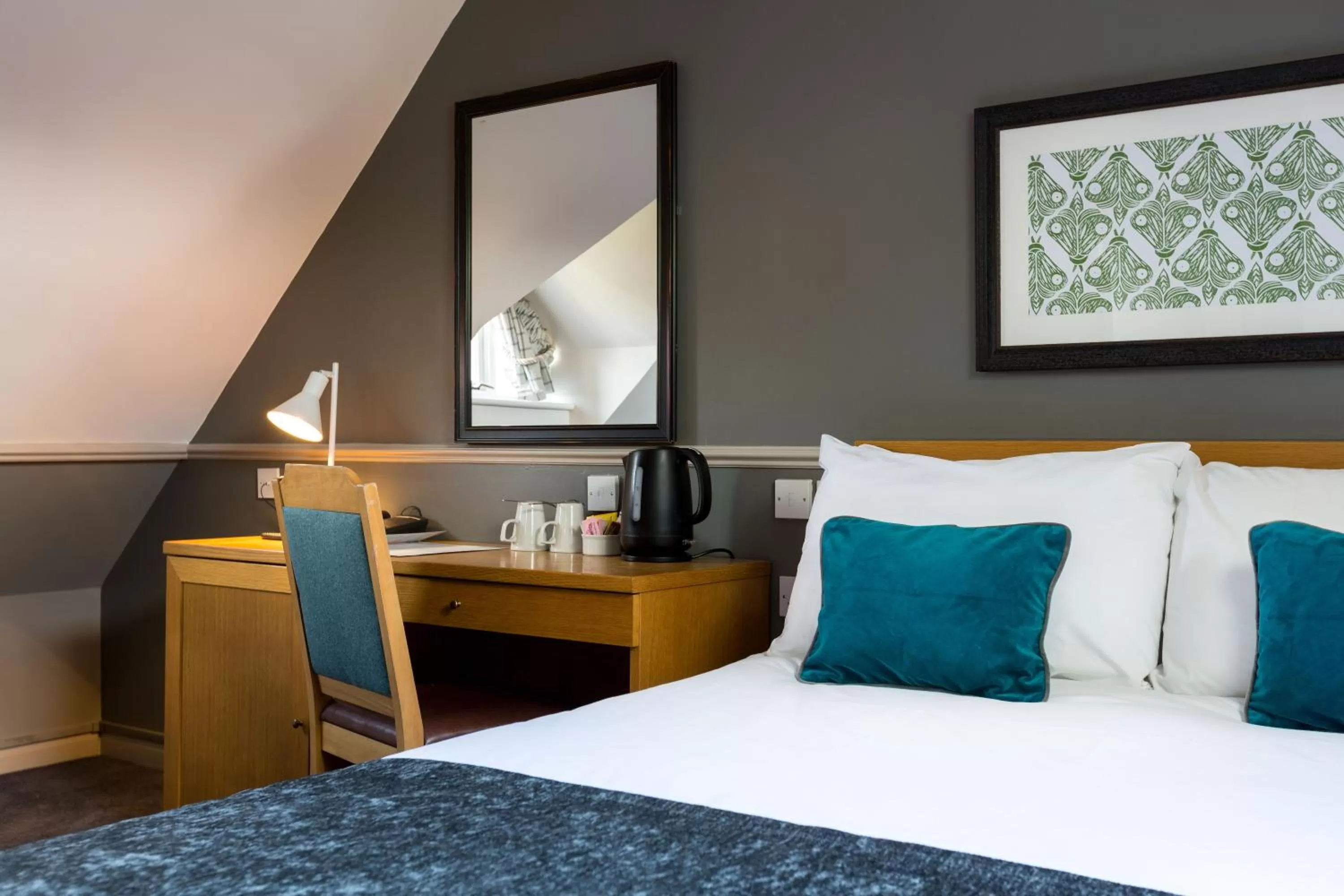 Bedroom, Bed in White Hart by Chef & Brewer Collection