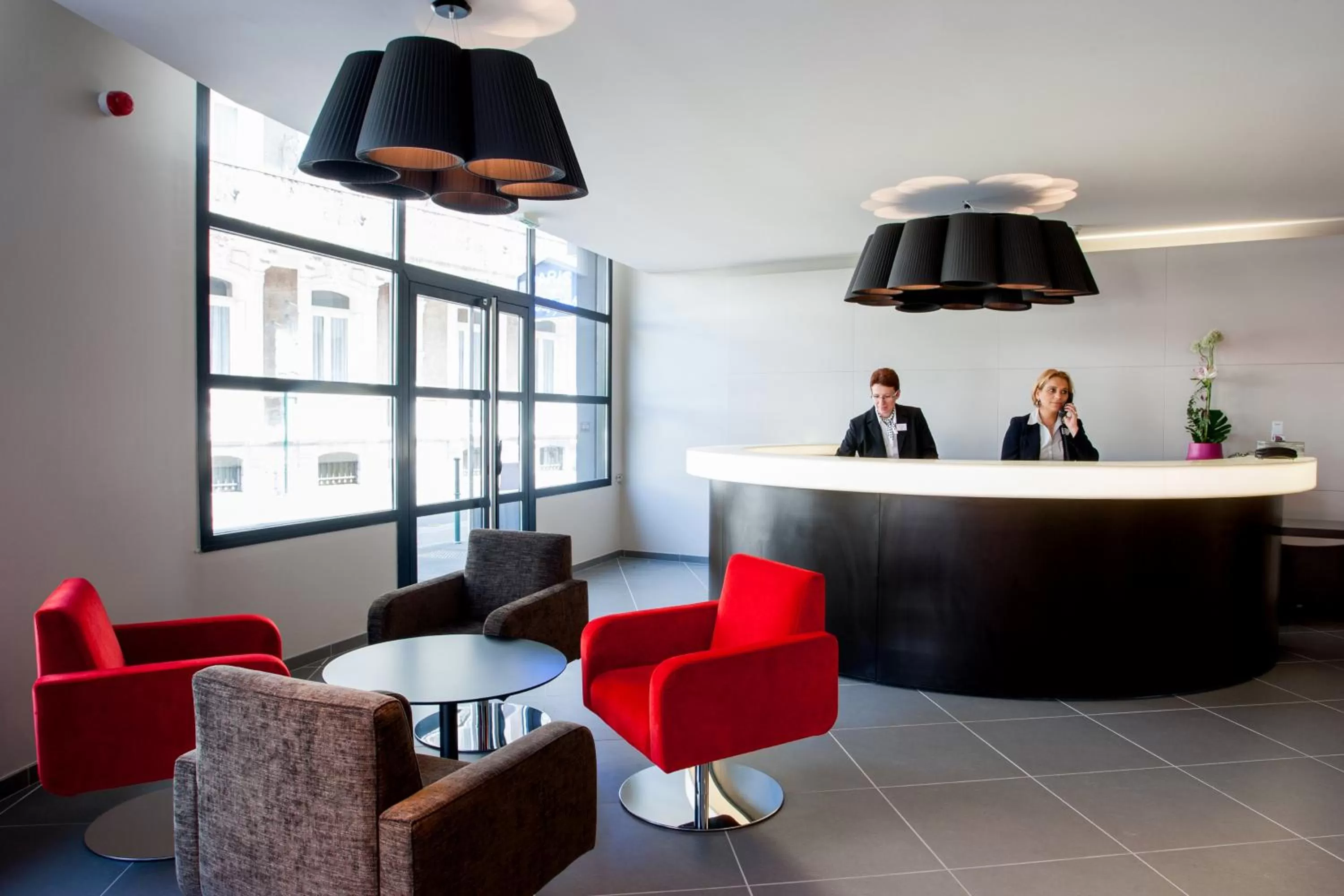 Lobby or reception in Hôtel Panorama