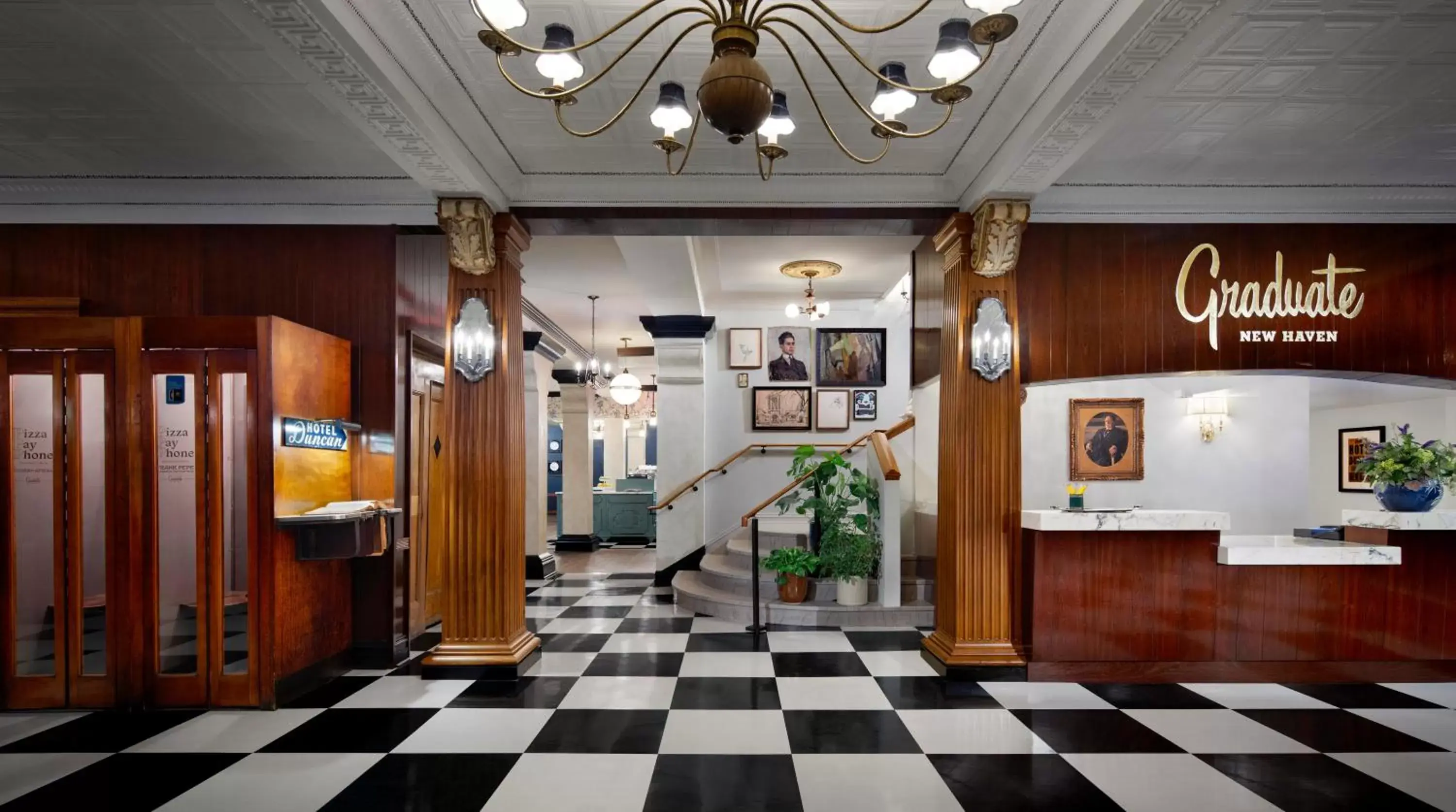 Lobby or reception in Graduate by Hilton New Haven Lobby or reception in Graduate by Hilton New Haven