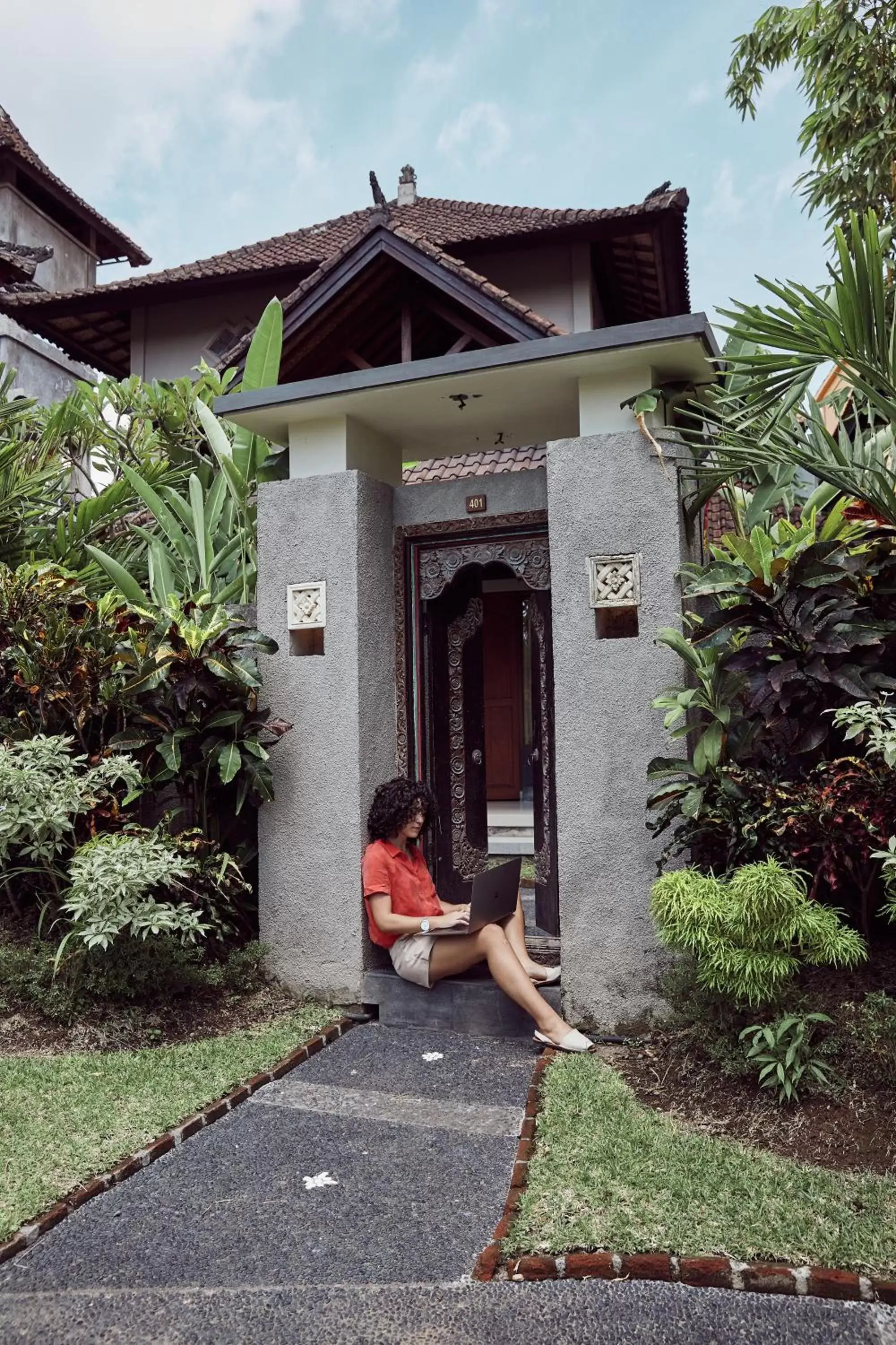 Property building in Outpost Ubud Property building in Outpost Ubud