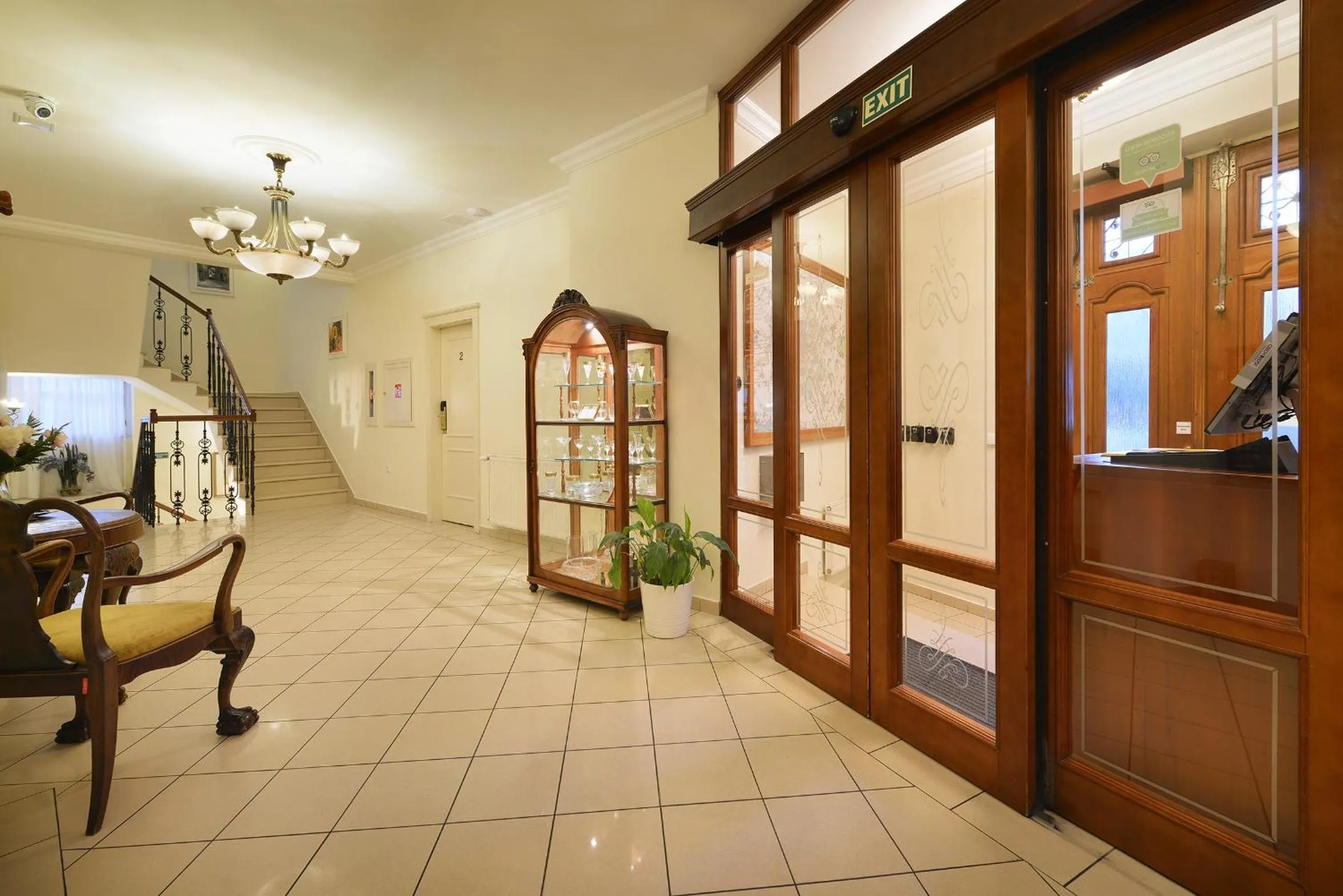 Lobby or reception in Hotel Certovka