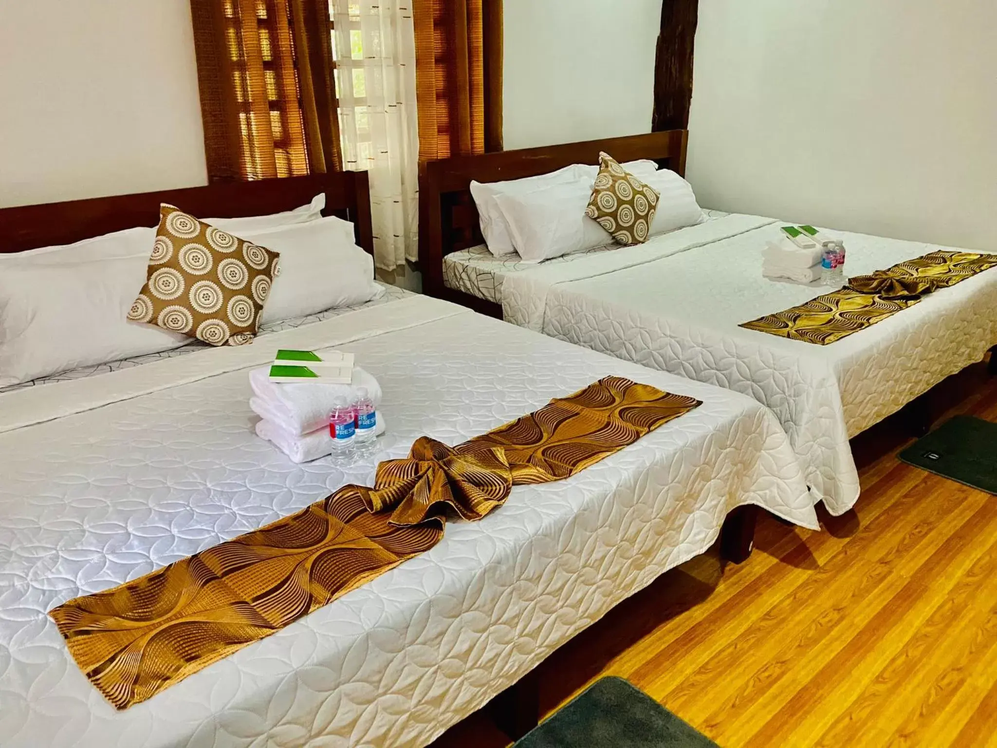 Bed in Sophias Beach Guest House