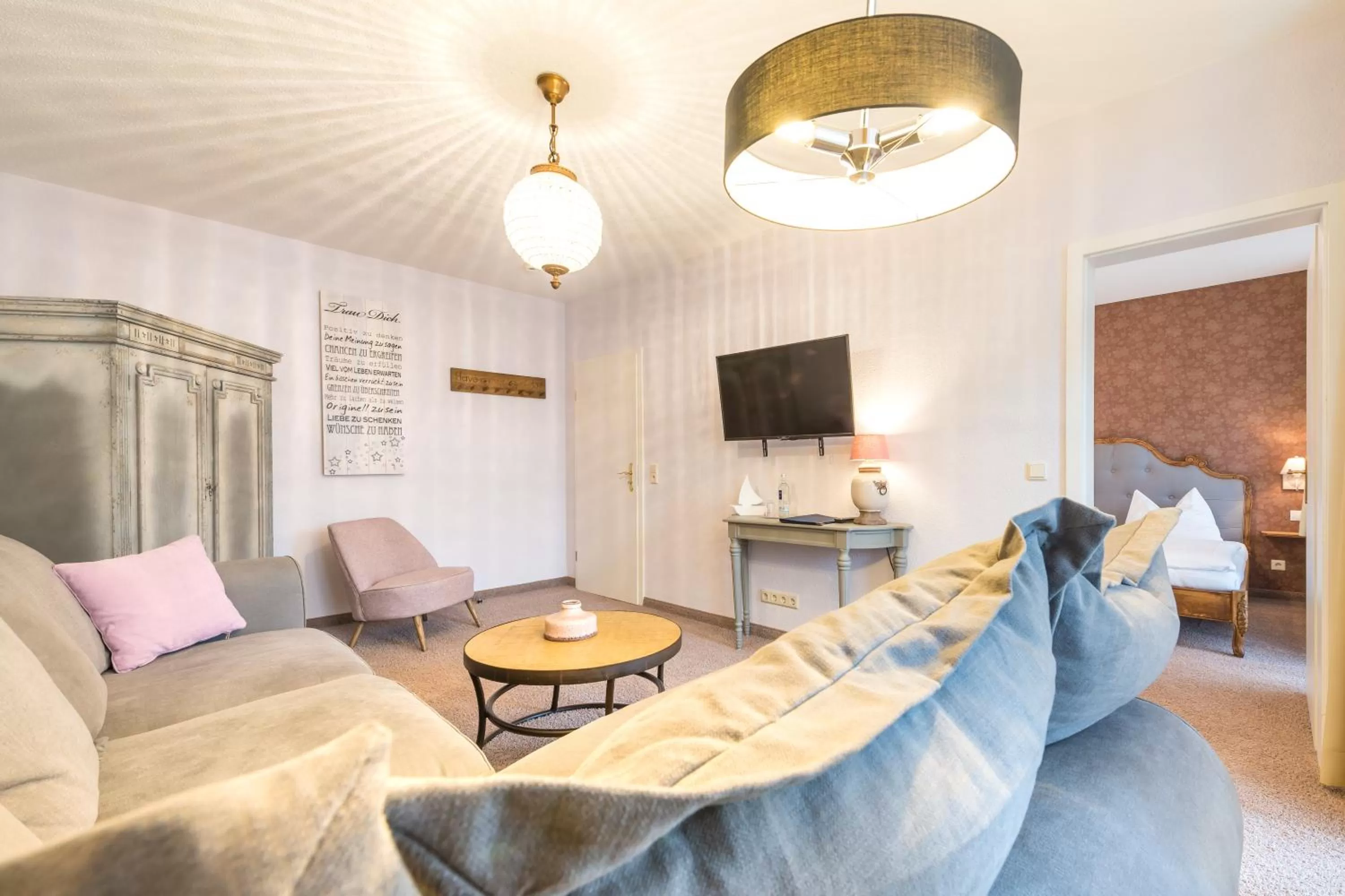 Decorative detail, Seating Area in Hotel Villa Waldfrieden