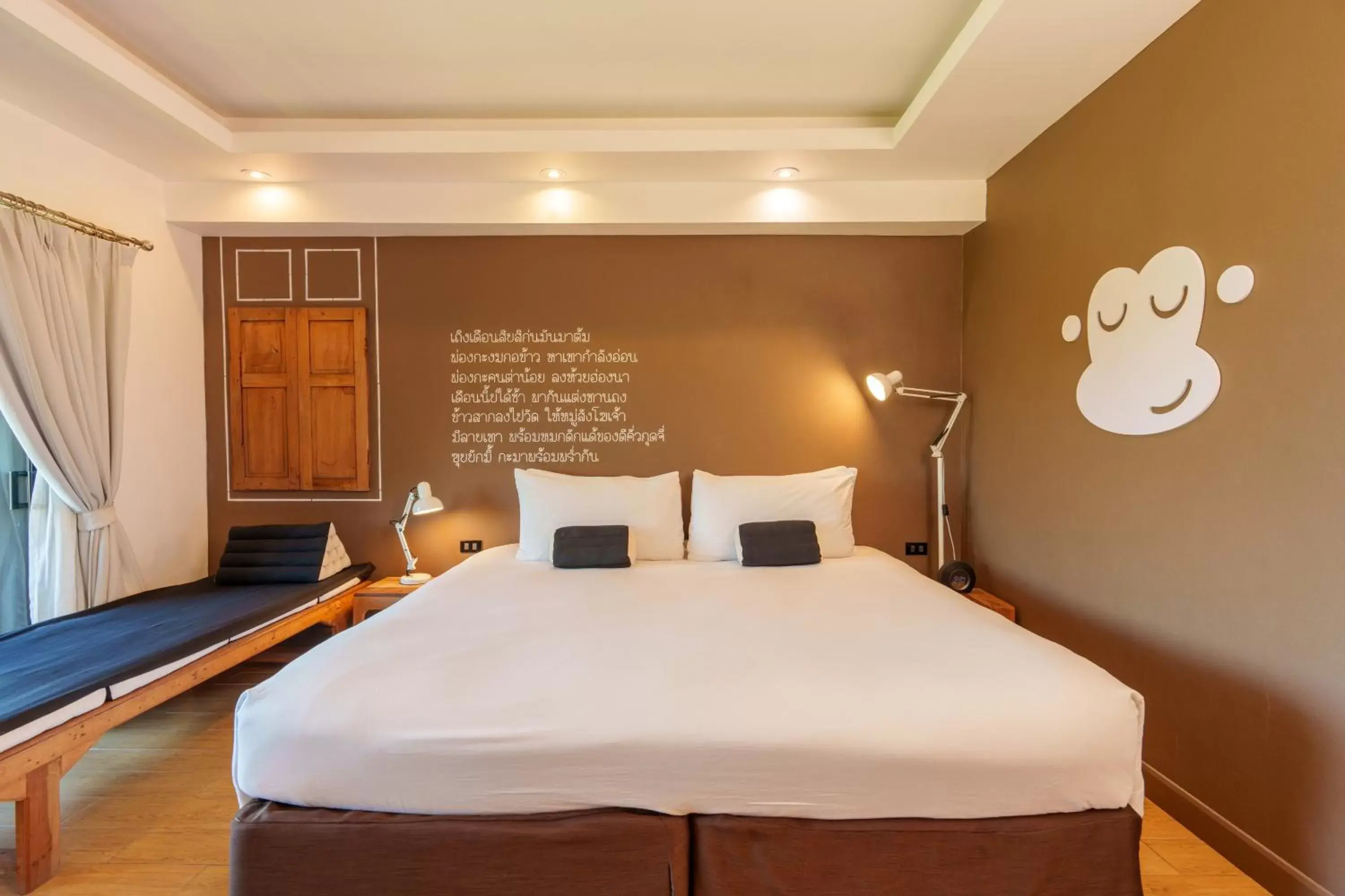 Bed in Brown House Hotel by Blu Monkey - SHA Extra Plus
