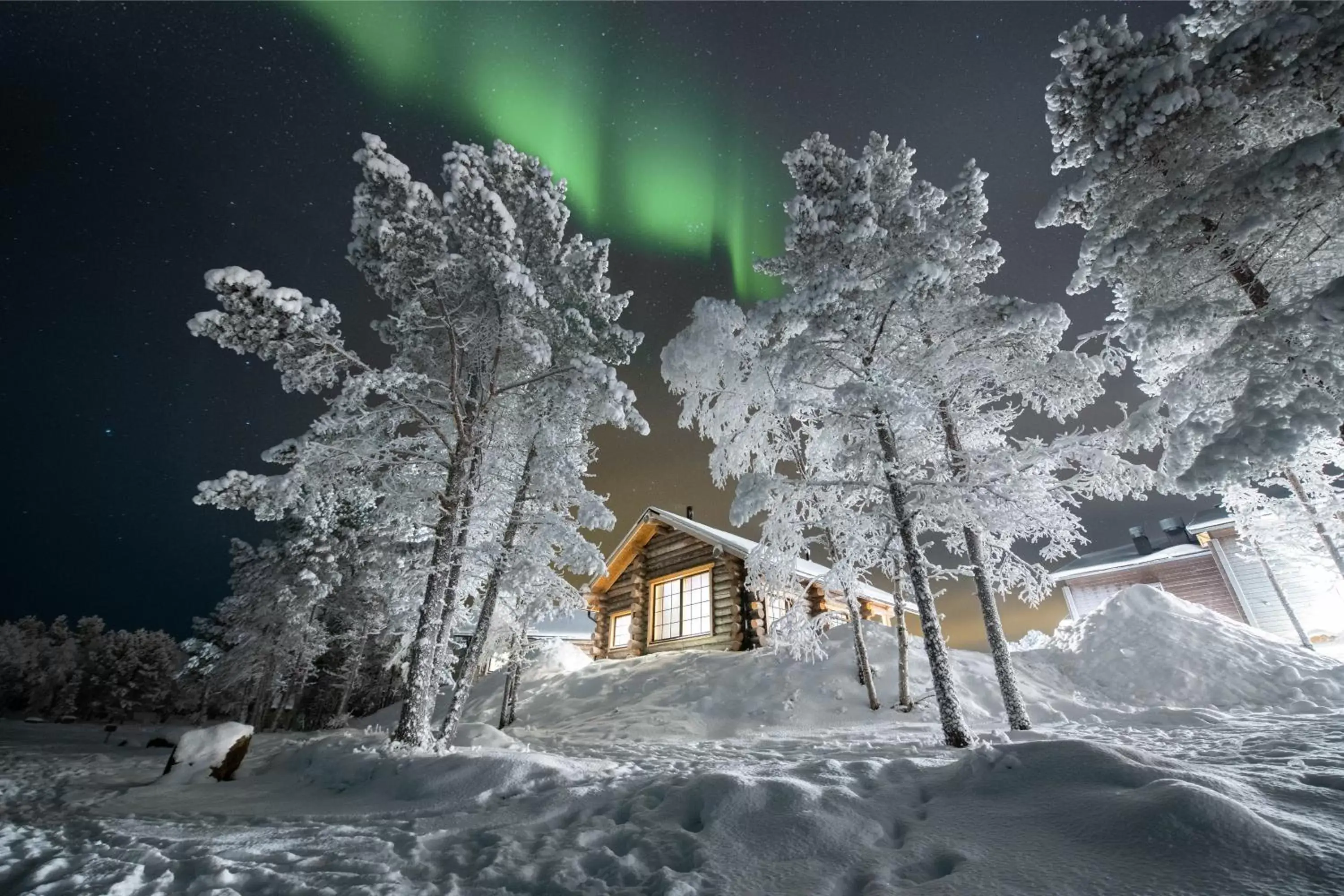 Log Cabin in Wilderness Hotel Inari & Igloos Log Cabin in Wilderness Hotel Inari & Igloos