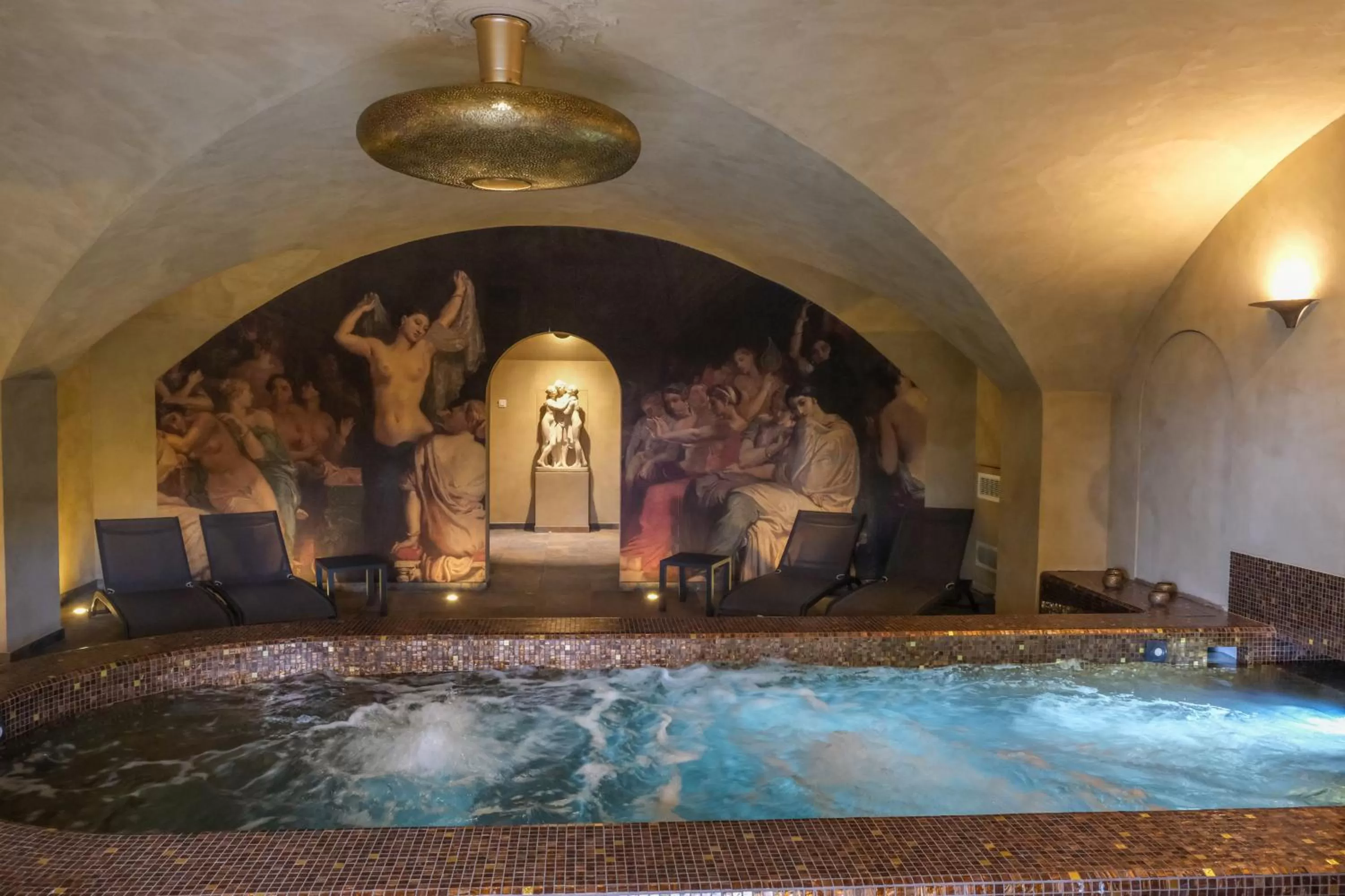 Spa and wellness centre/facilities in Hôtel Restaurant Spa Le Sauvage