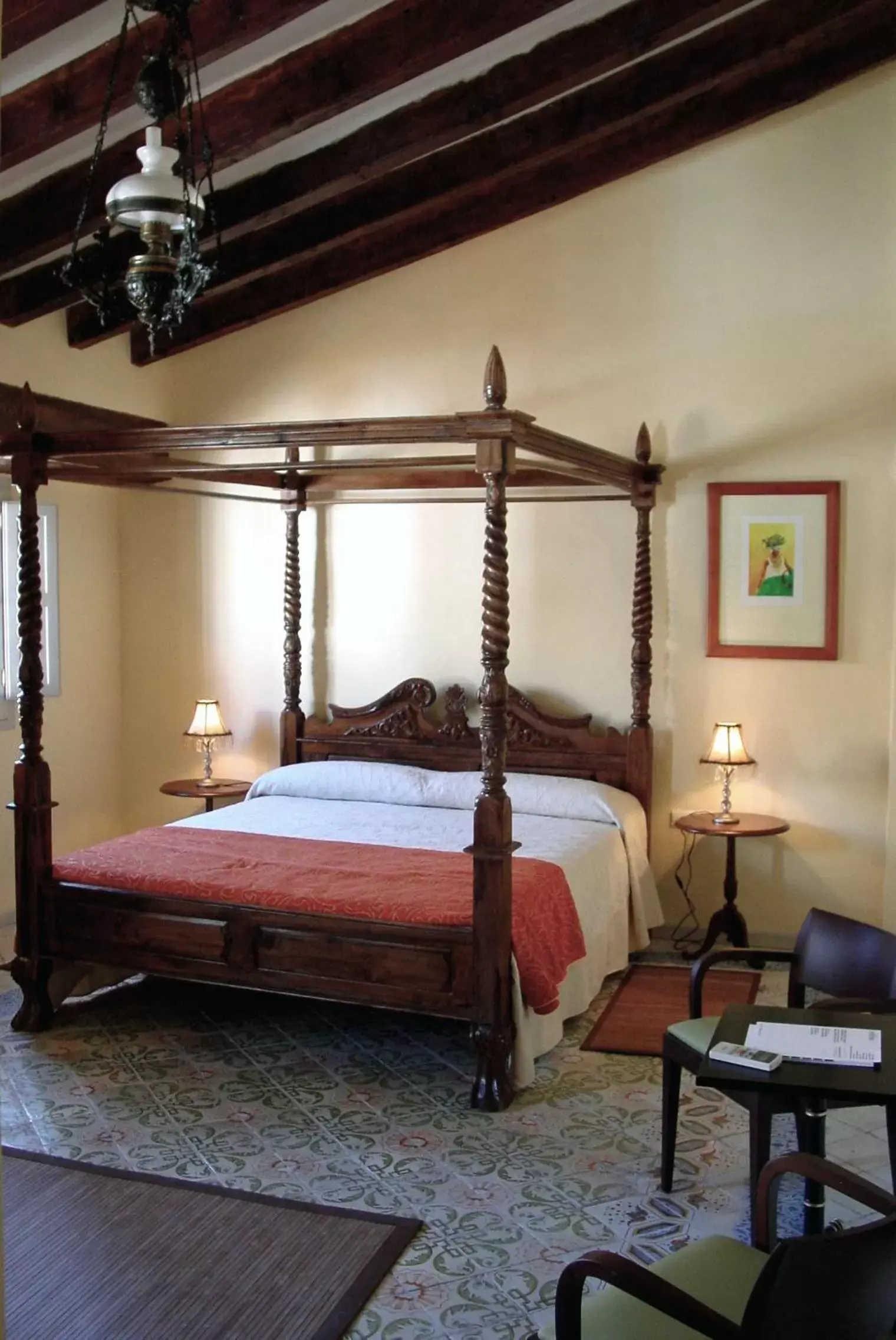 Bed in Art Boutique Hotel Chamarel