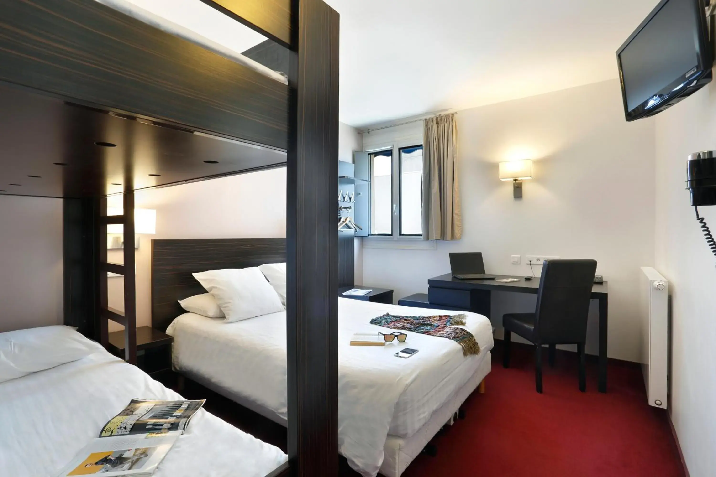 Bed in Hotel Sénia