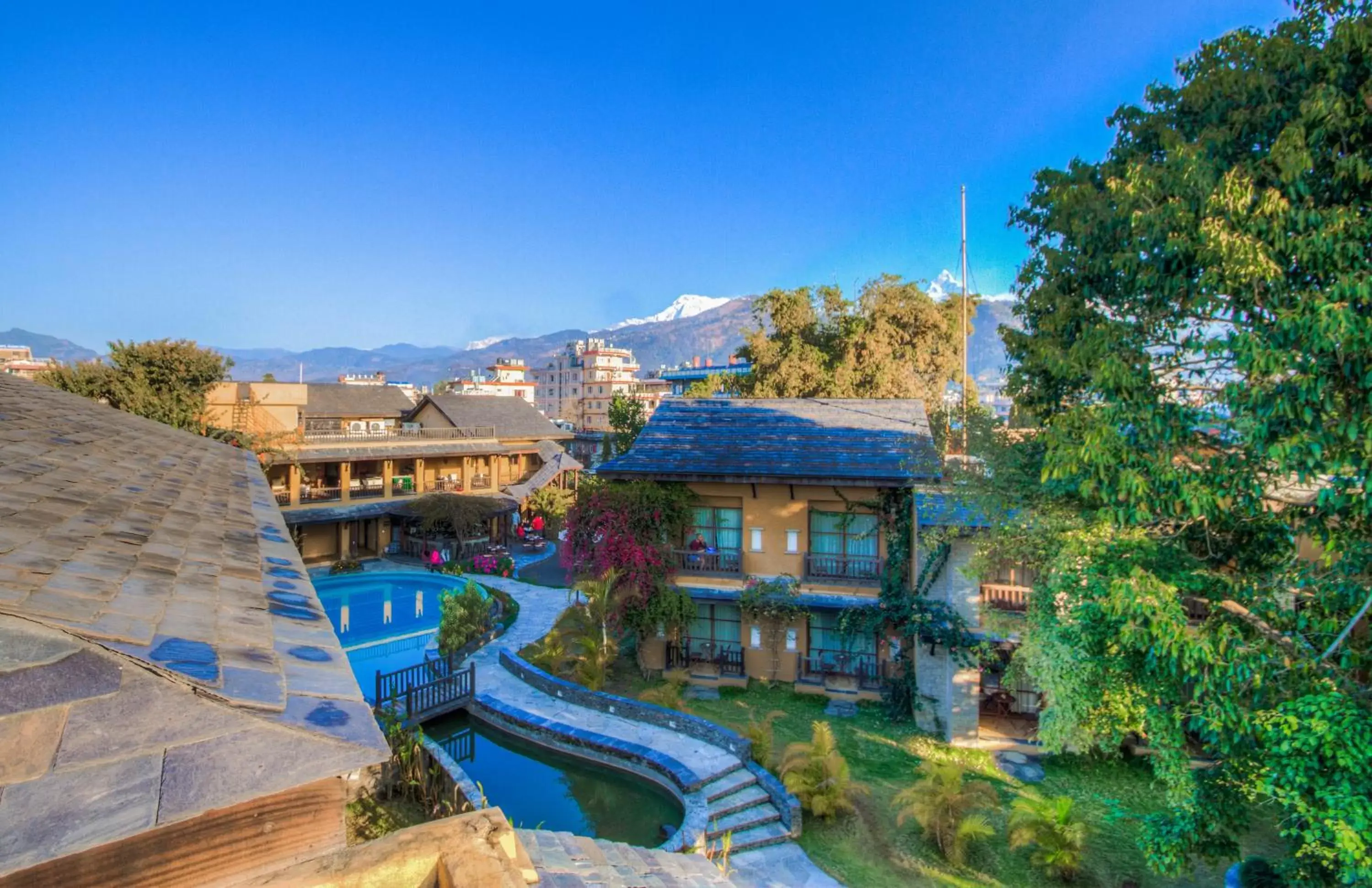 Property building in Temple Tree Resort & Spa, Pokhara Property building in Temple Tree Resort & Spa, Pokhara