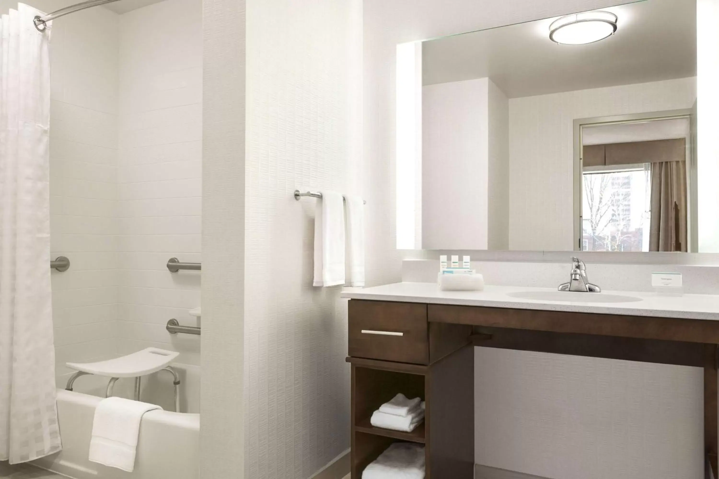 Bathroom in Homewood Suites By Hilton Arlington Rosslyn Key Bridge