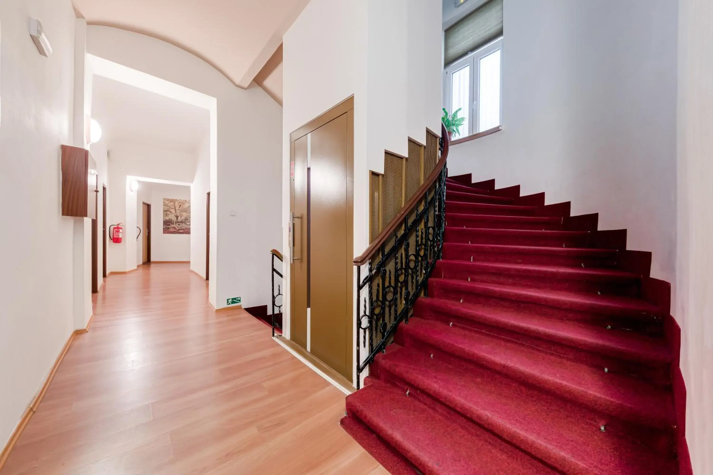 elevator, Lobby/Reception in Koruna Hotel