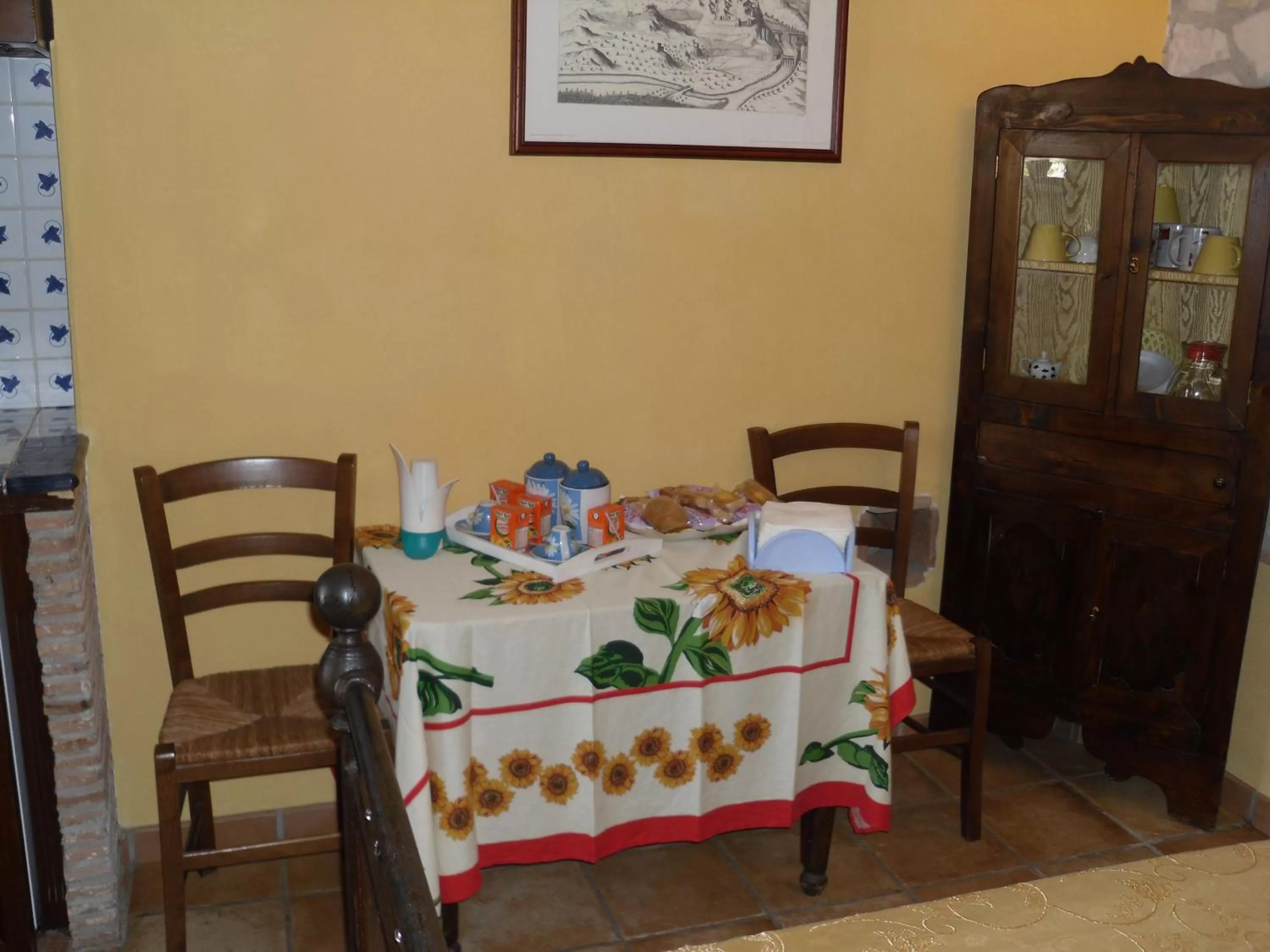 Dining area in Montanari Agrivillage
