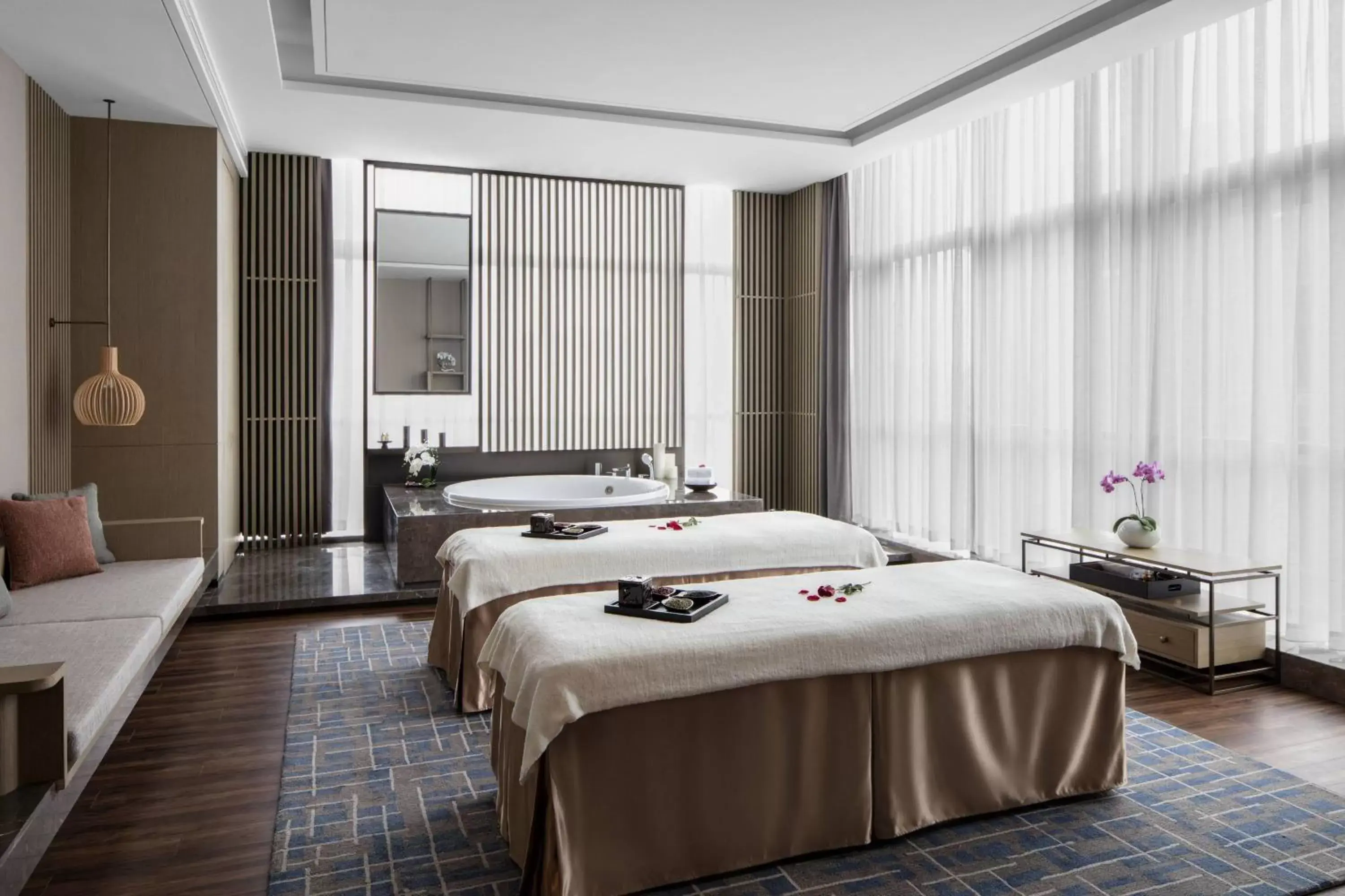 Spa and wellness centre/facilities in Zhangjiagang Marriott Hotel