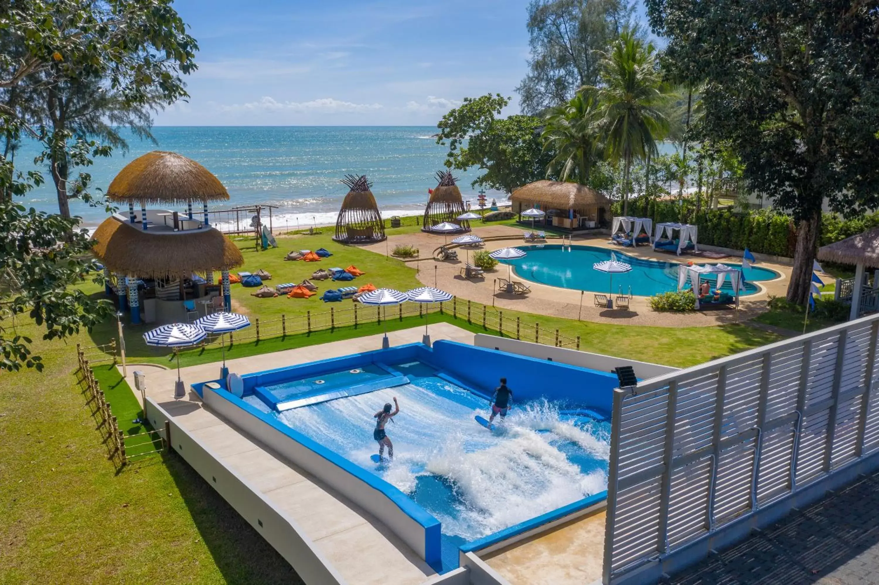 Natural landscape, Pool View in Khaolak Emerald Surf Beach Resort and Spa - SHA Extra Plus