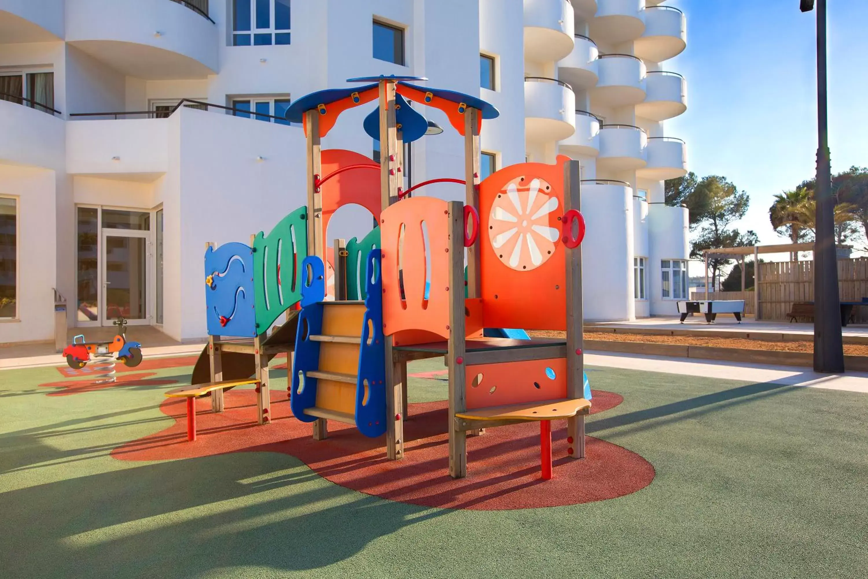 Children play ground, Children's Play Area in Hipotels Hipocampo Playa