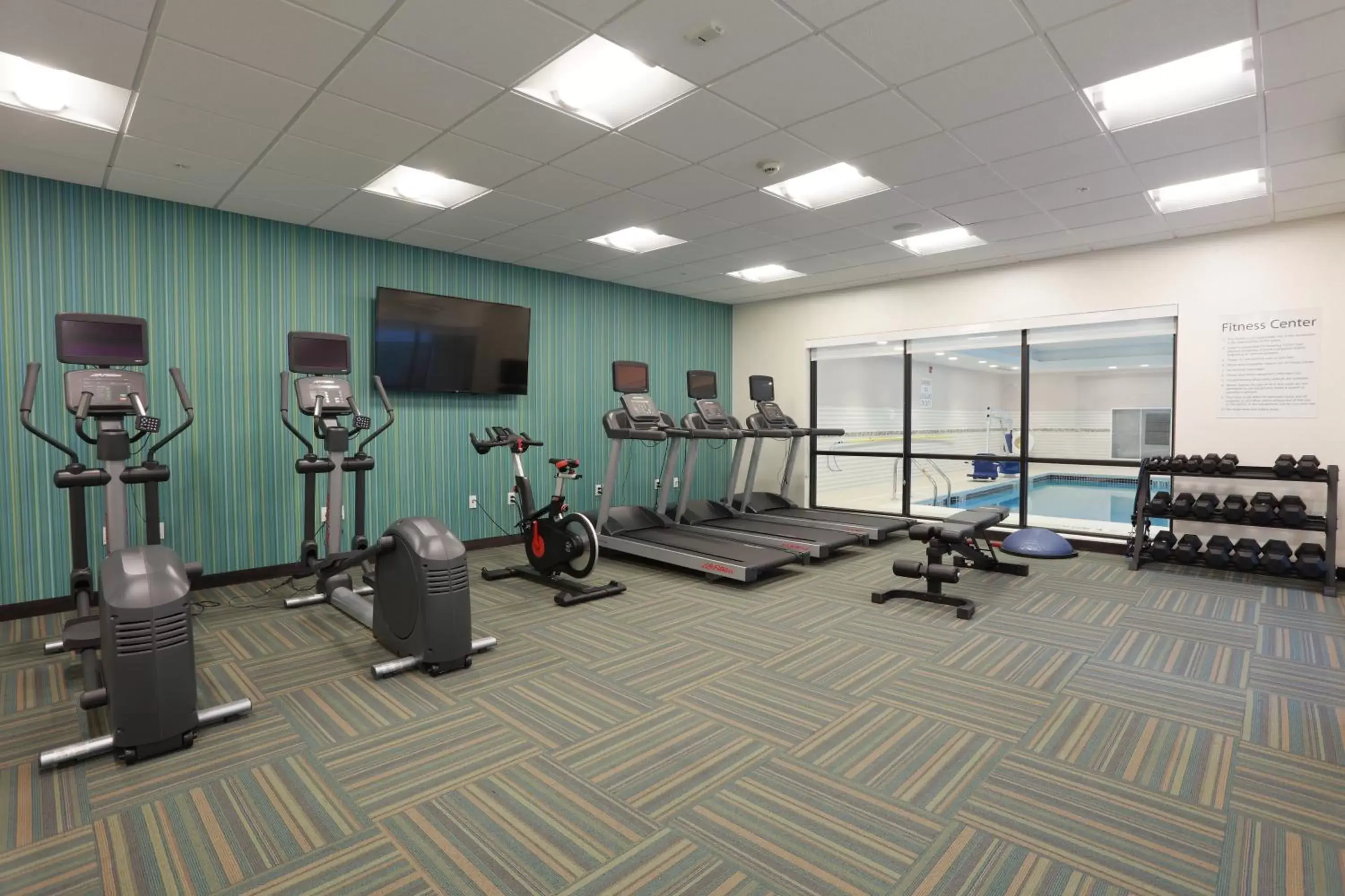 Fitness centre/facilities, Fitness Center/Facilities in Holiday Inn Express - Oneonta, an IHG Hotel