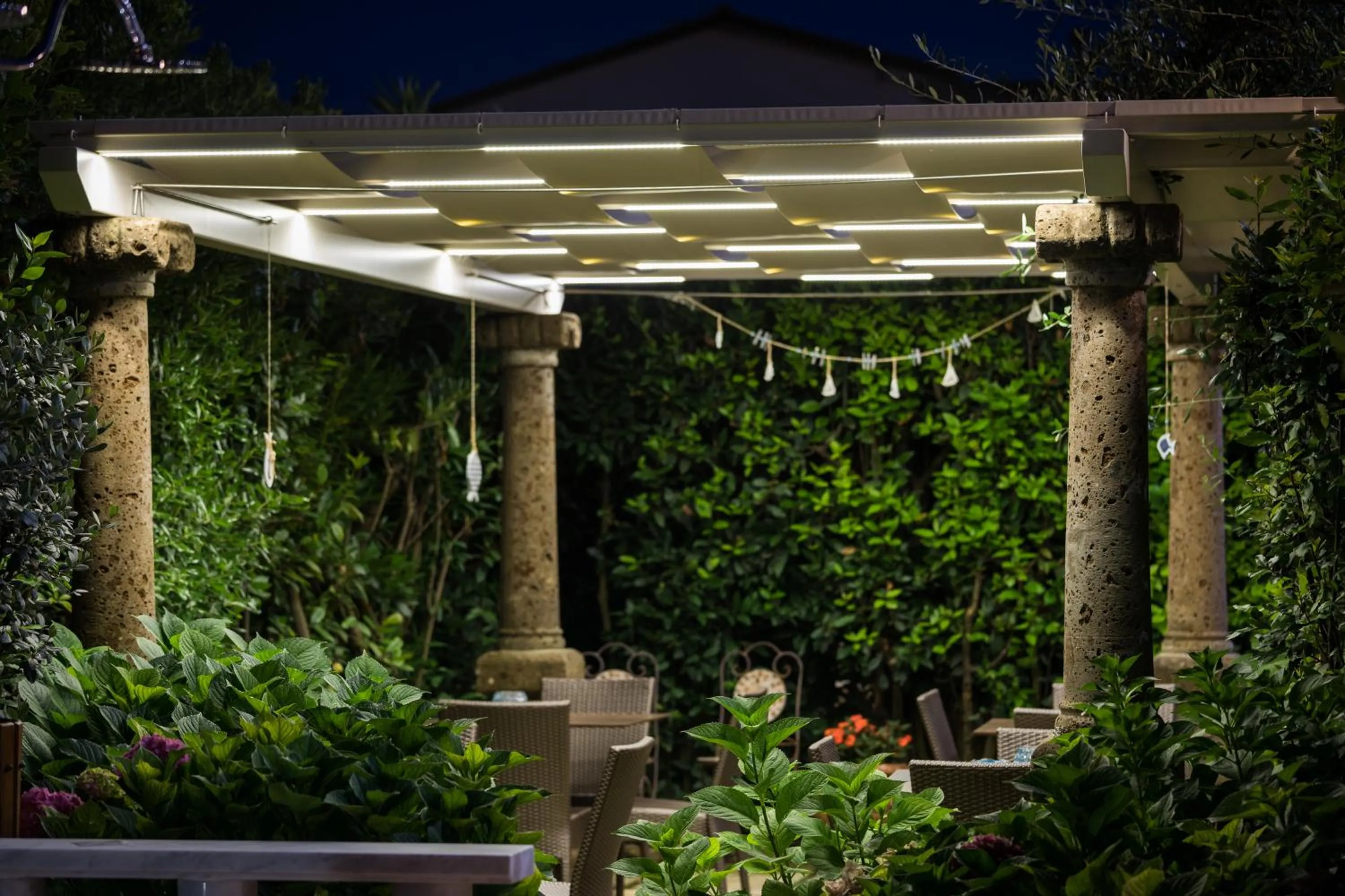 Patio in Hotel Villa Tiziana