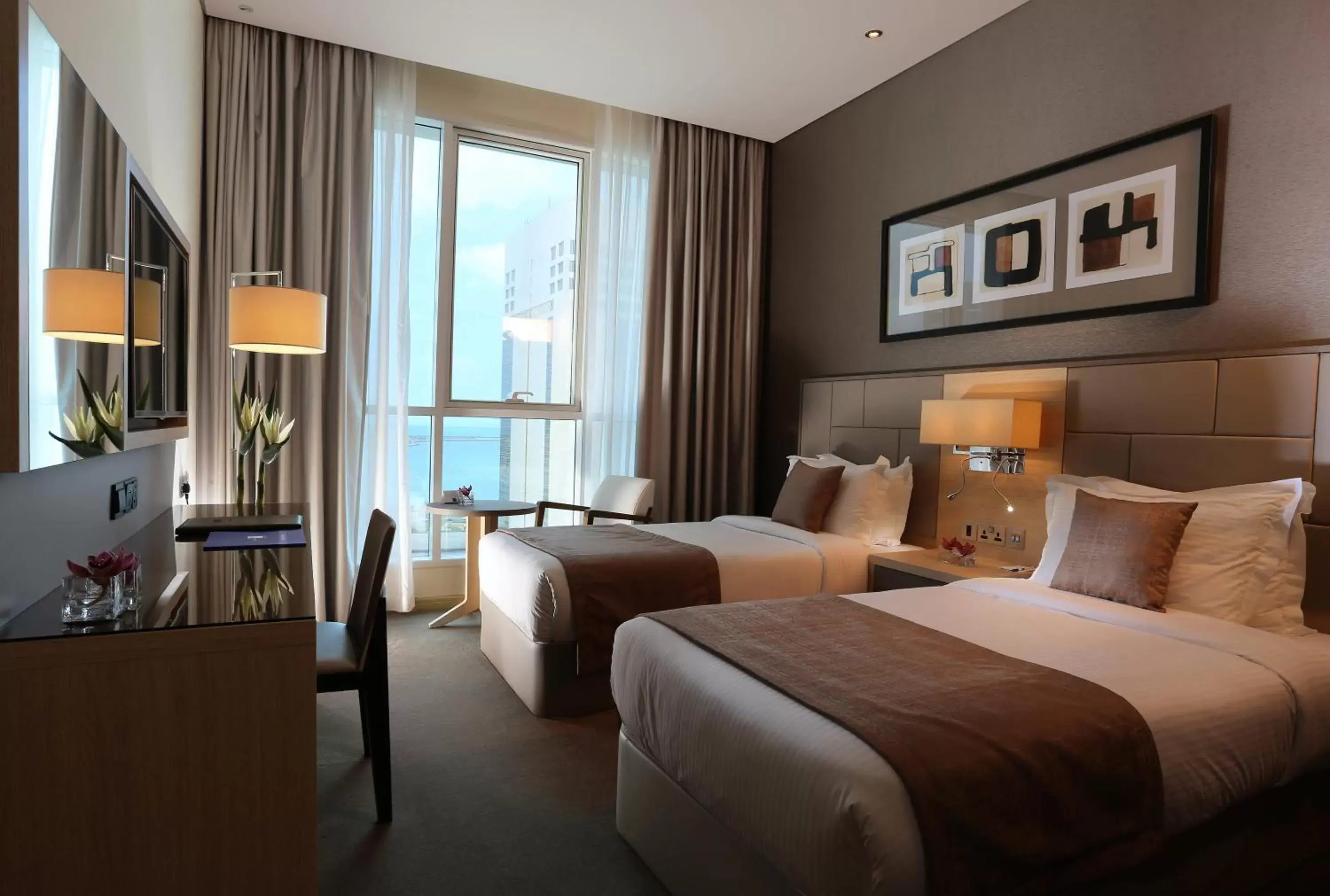 Bedroom, Bed in TRYP by Wyndham Abu Dhabi City Center