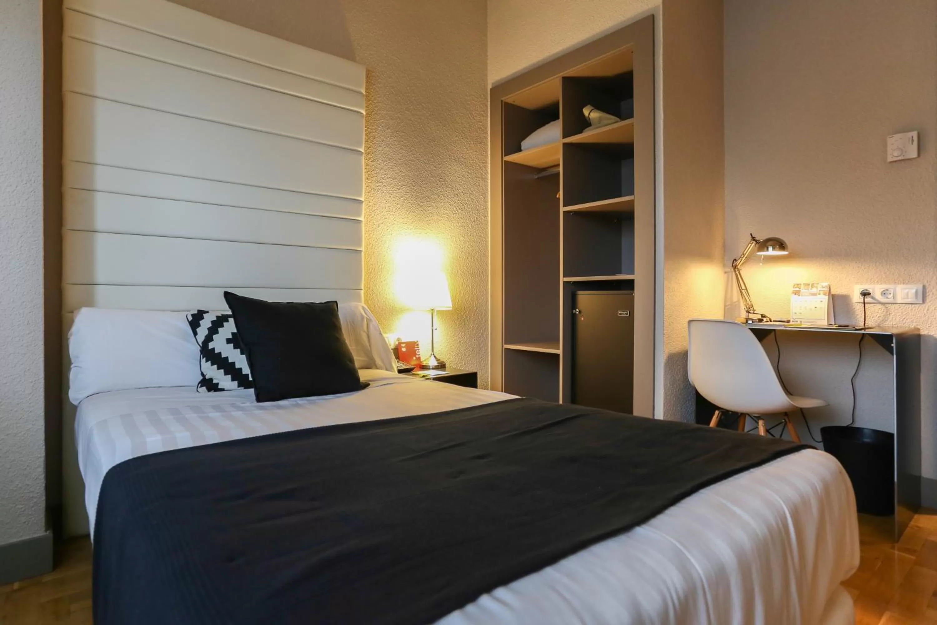Bed in Habitus Hotel Leyre