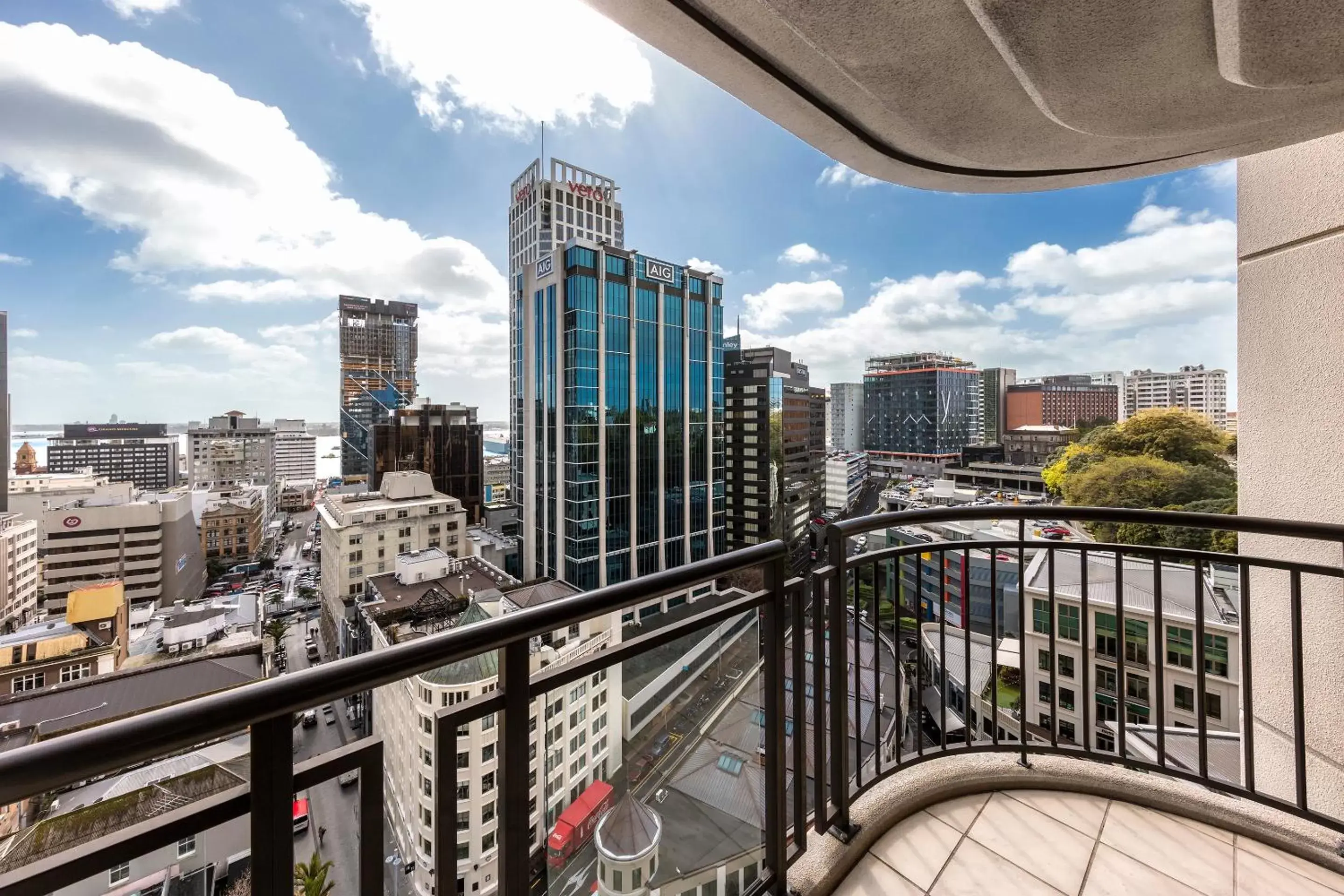 City view in Avani Metropolis Auckland Residences