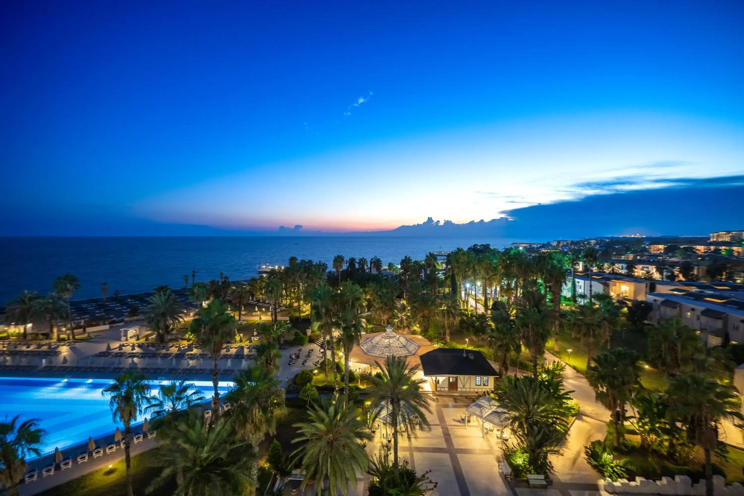 Night, Bird's-eye View in Adora Golf Resort Hotel