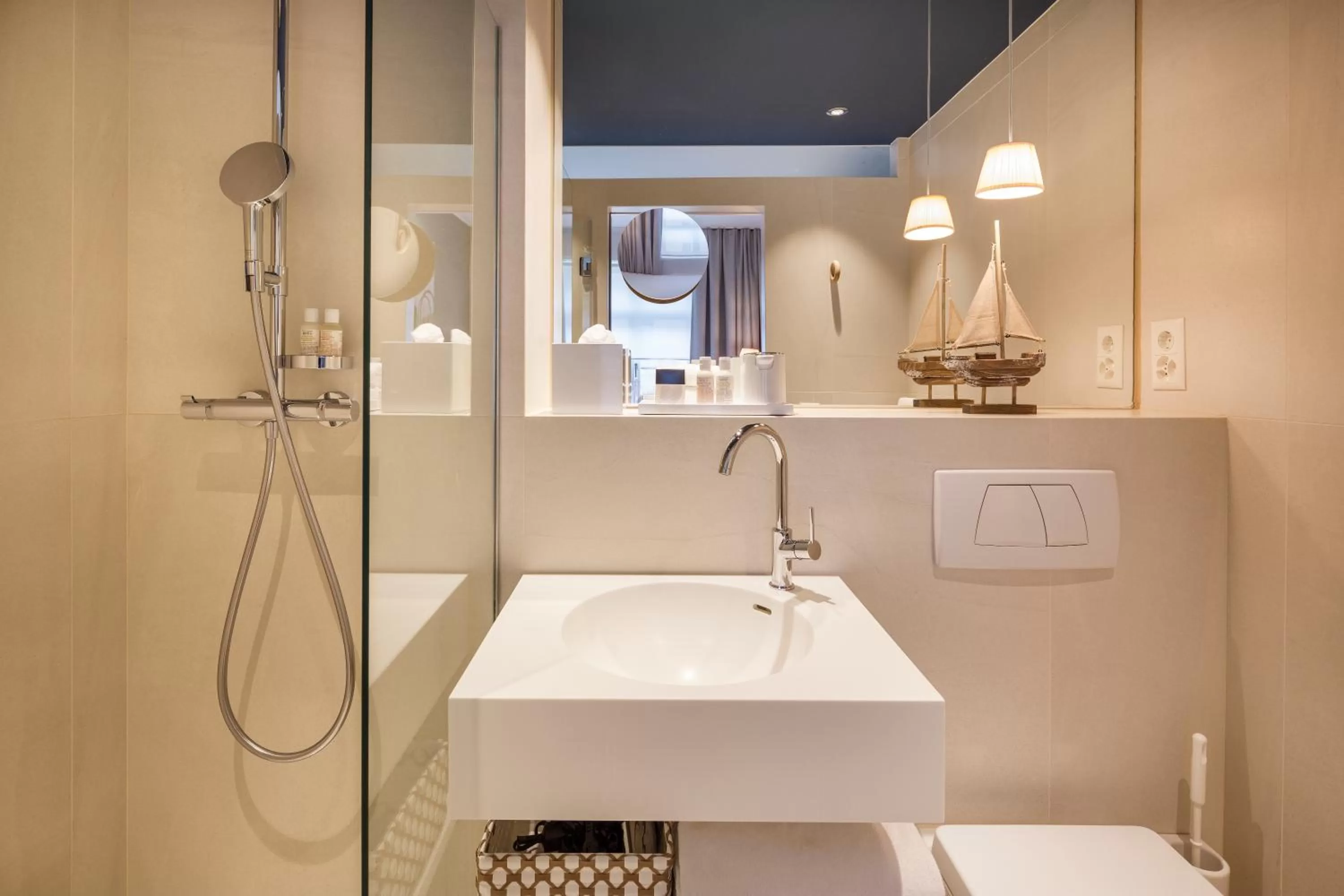 Shower in Hotel Seehof