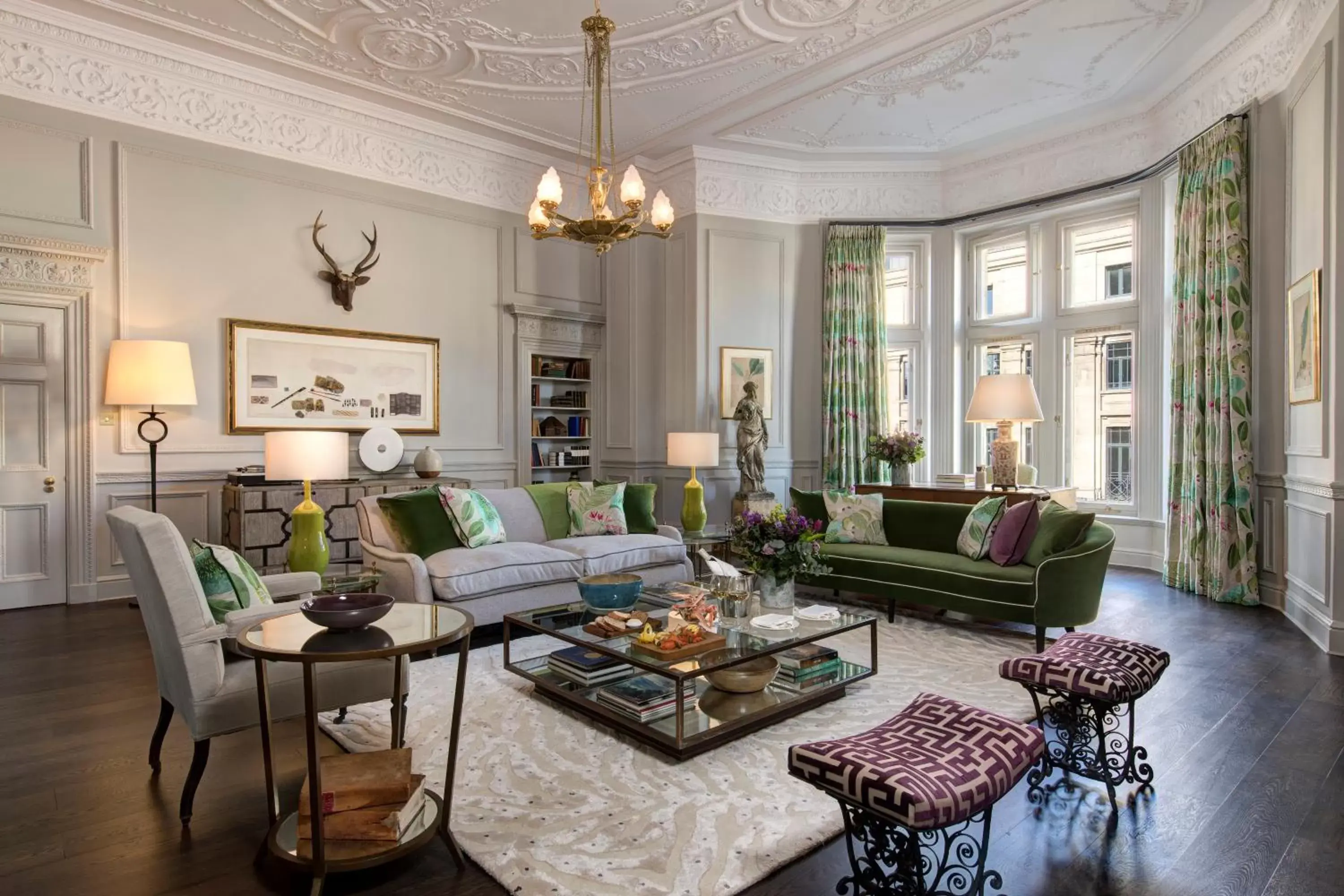 Living room in The Balmoral Hotel Living room in The Balmoral Hotel