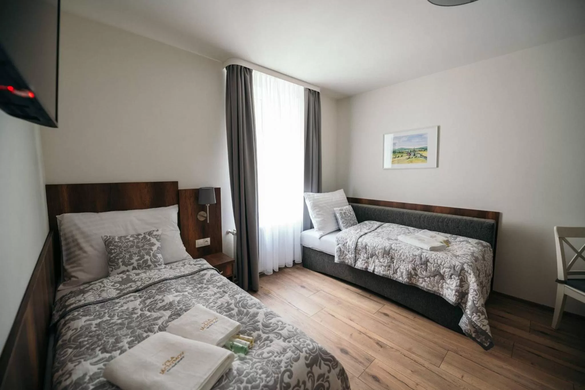 Photo of the whole room, Bed in Vila Jáchymov