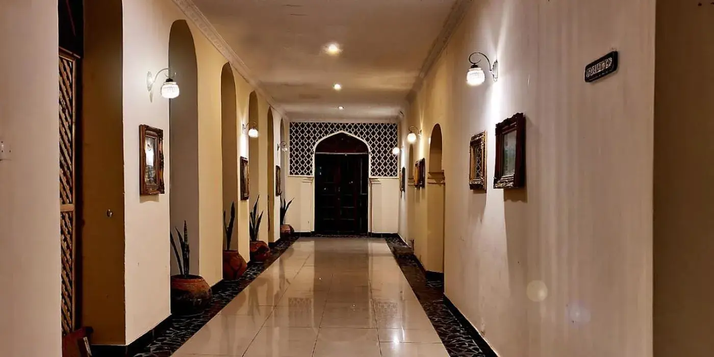 Facade/entrance in Africa House Zanzibar