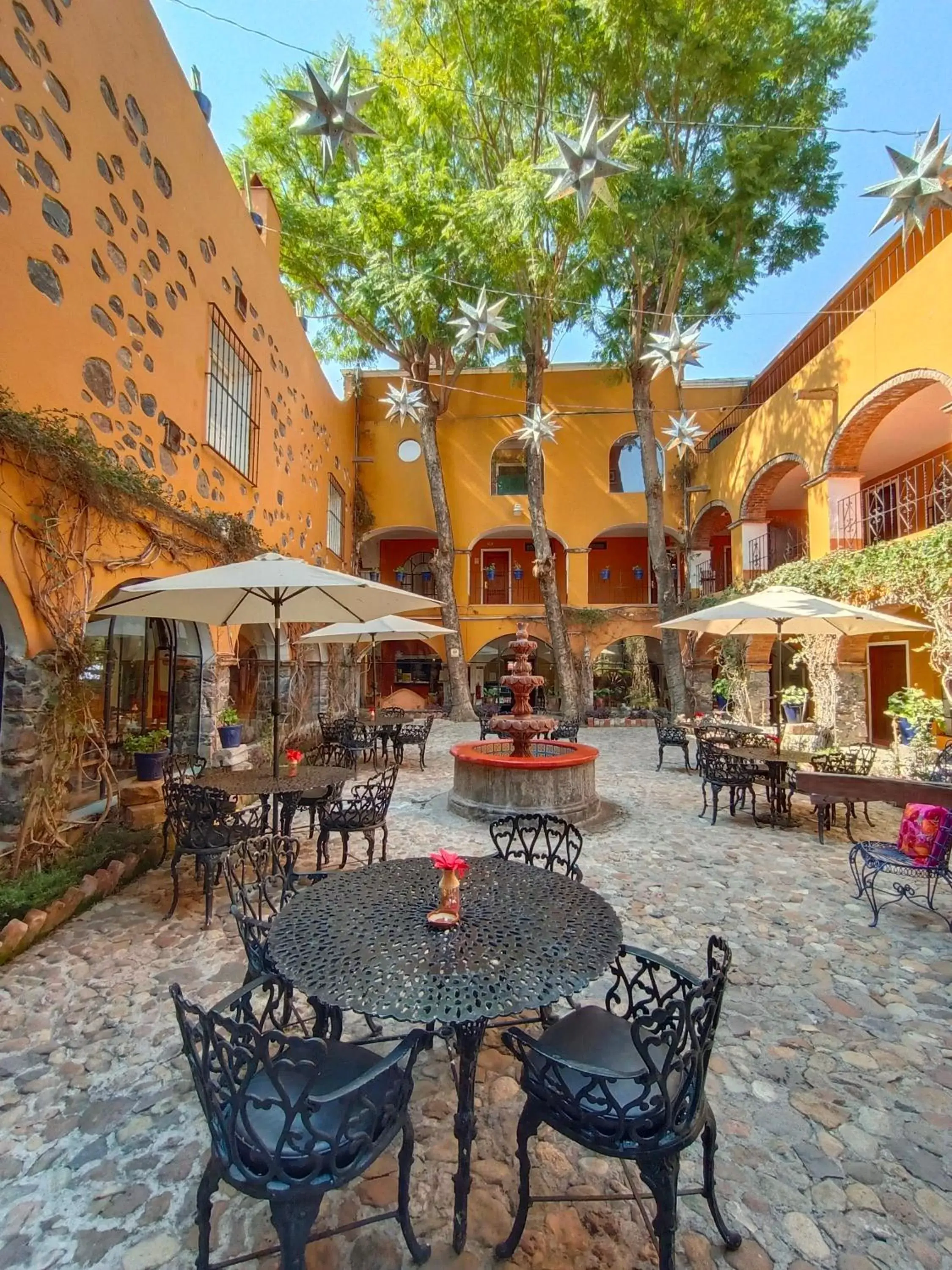 Patio, Restaurant/Places to Eat in Hotel Hacienda Monteverde San Miguel de Allende