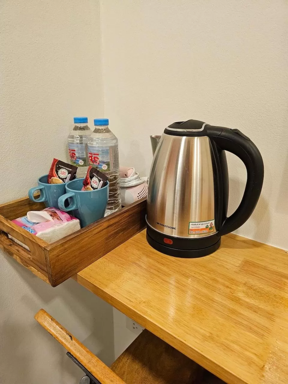 Coffee/tea facilities in Sleepstation at Pratunam