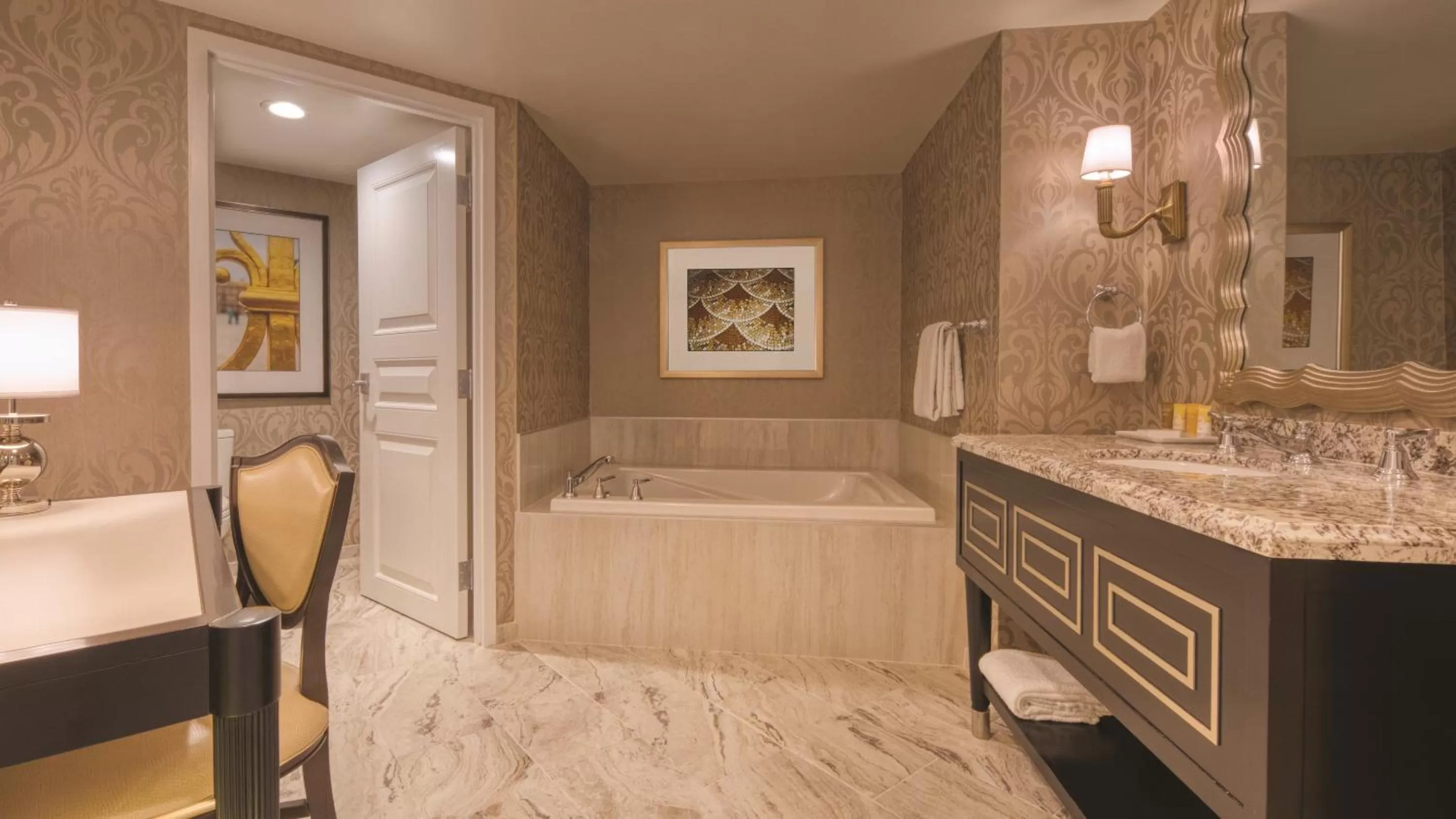 Bathroom in Paris Las Vegas Hotel & Casino