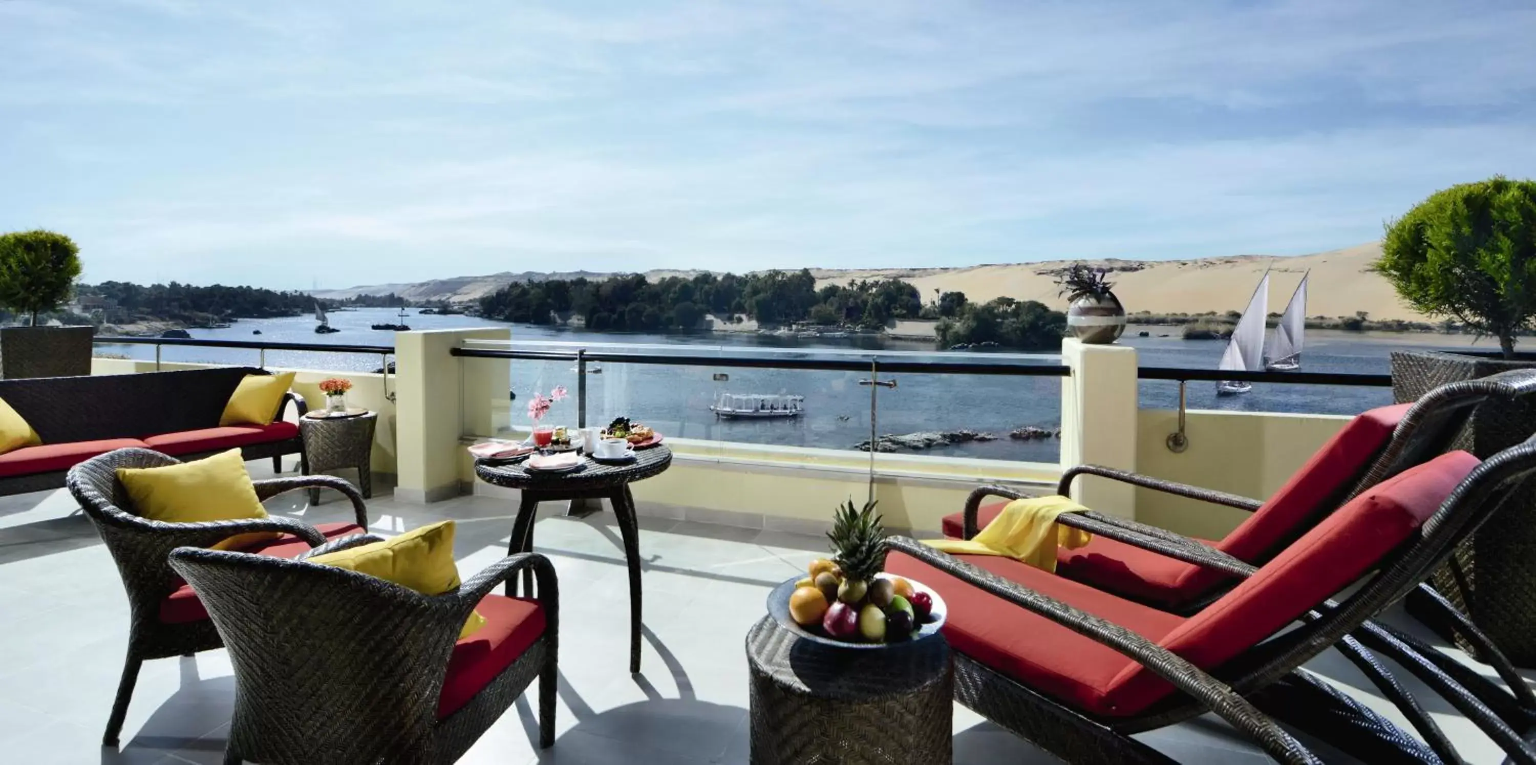 Balcony/Terrace in Mövenpick Resort Aswan