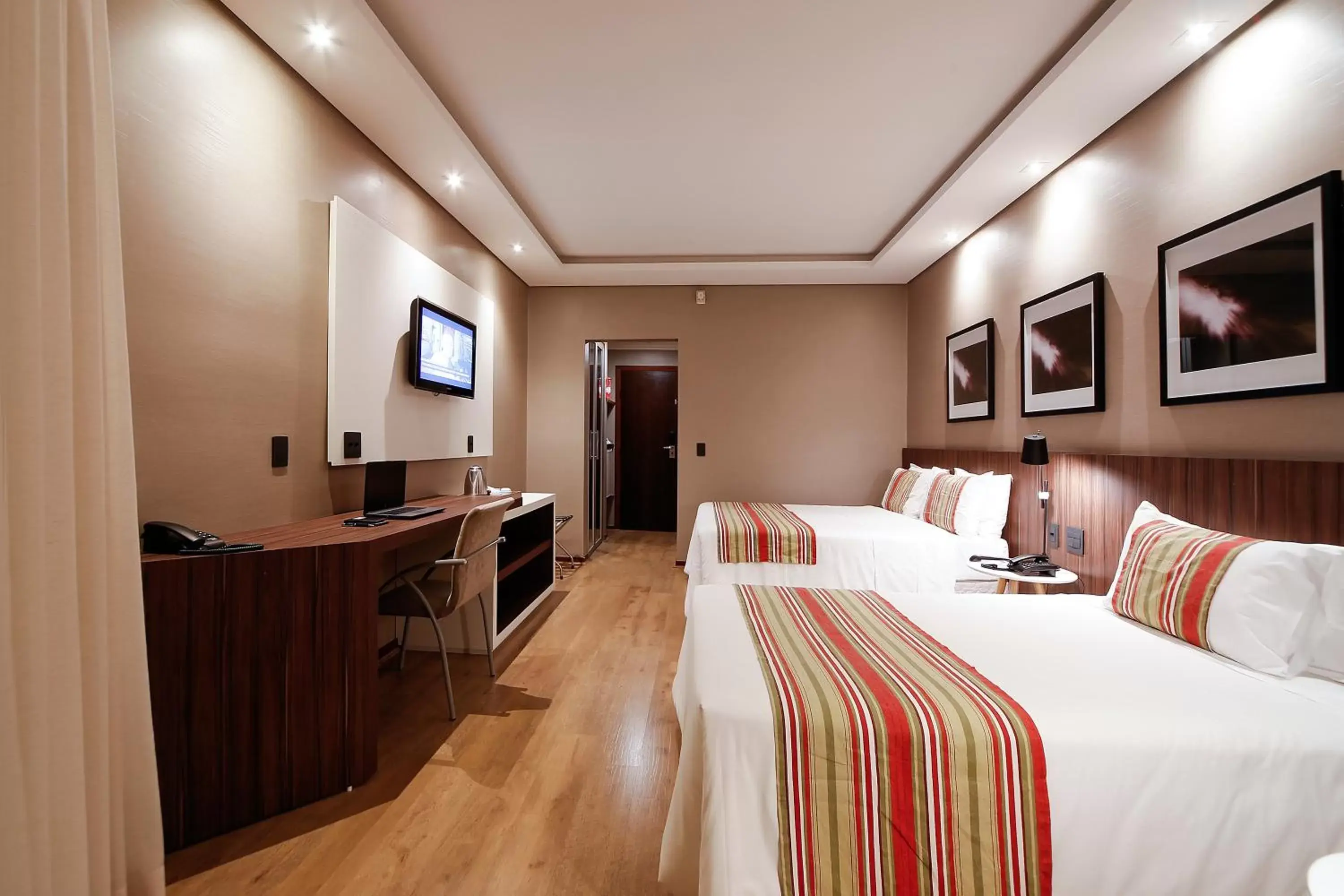 Bed in Grand Hotel Royal Sorocaba by Atlantica