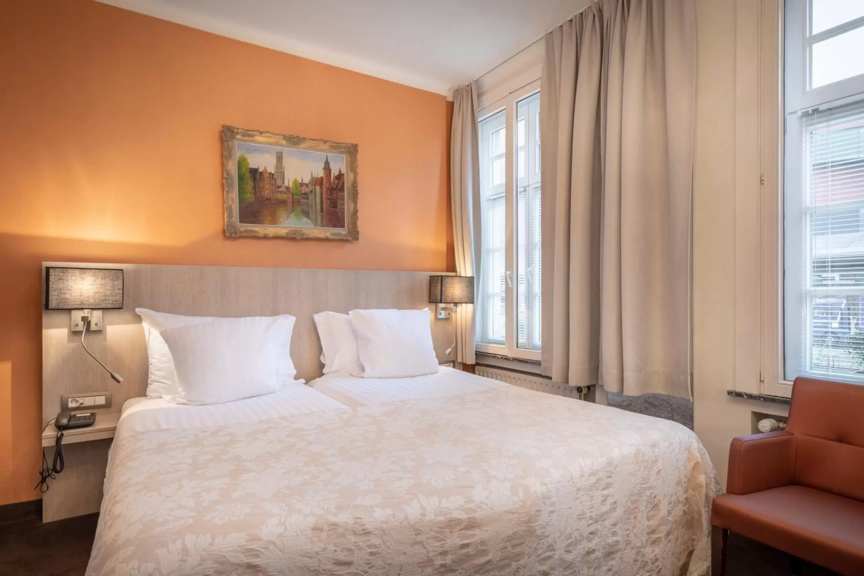 Bedroom, Bed in Hotel Albert I Bedroom, Bed in Hotel Albert I