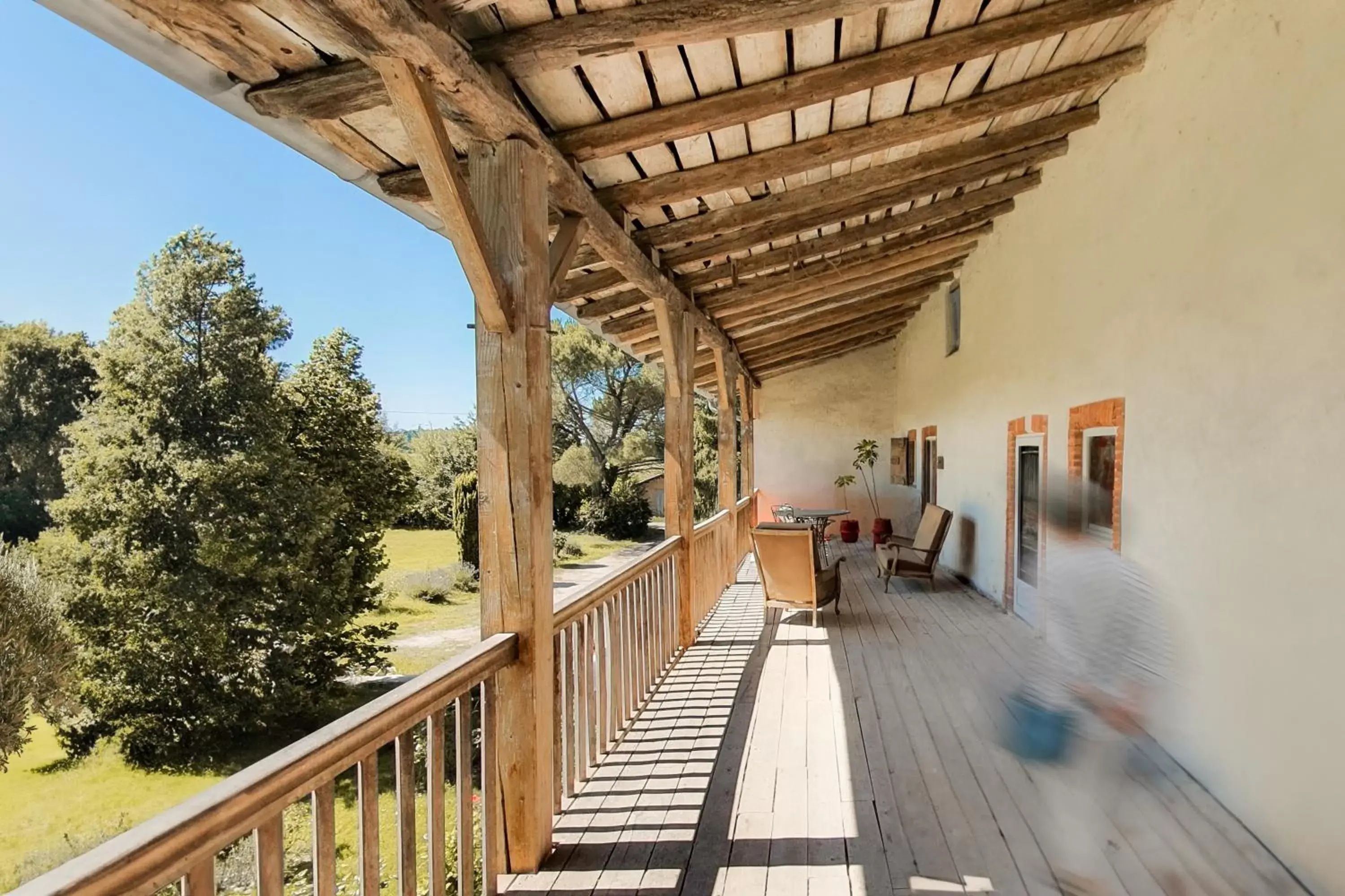 Property building, Balcony/Terrace in Le domaine de la Rivalière